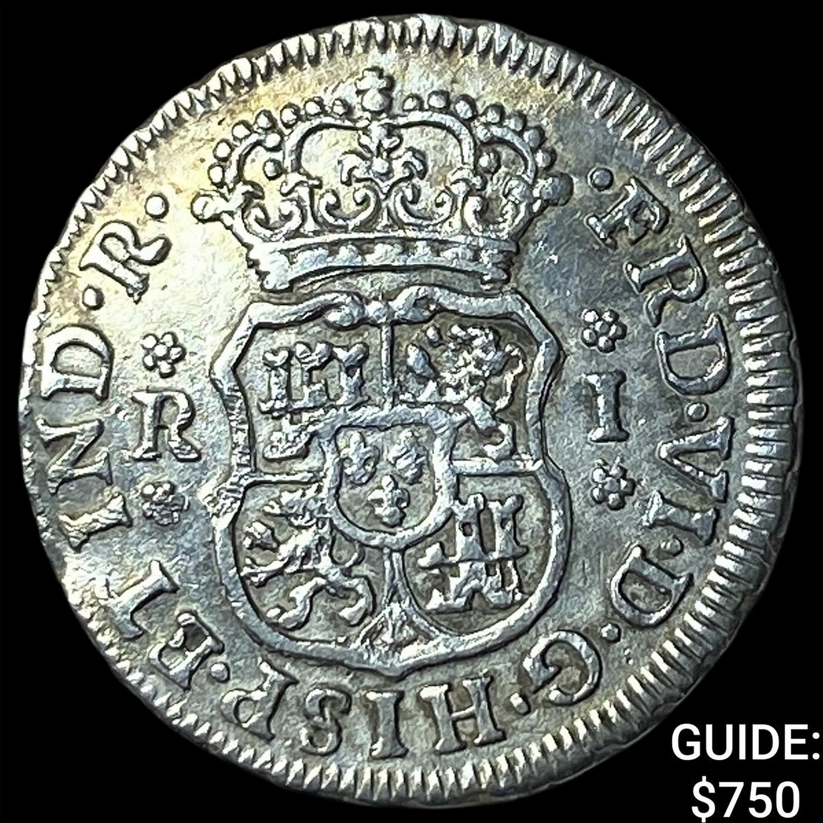 1756-M Mexico Ferdinand VI Silver 1 Real (1 of 2)