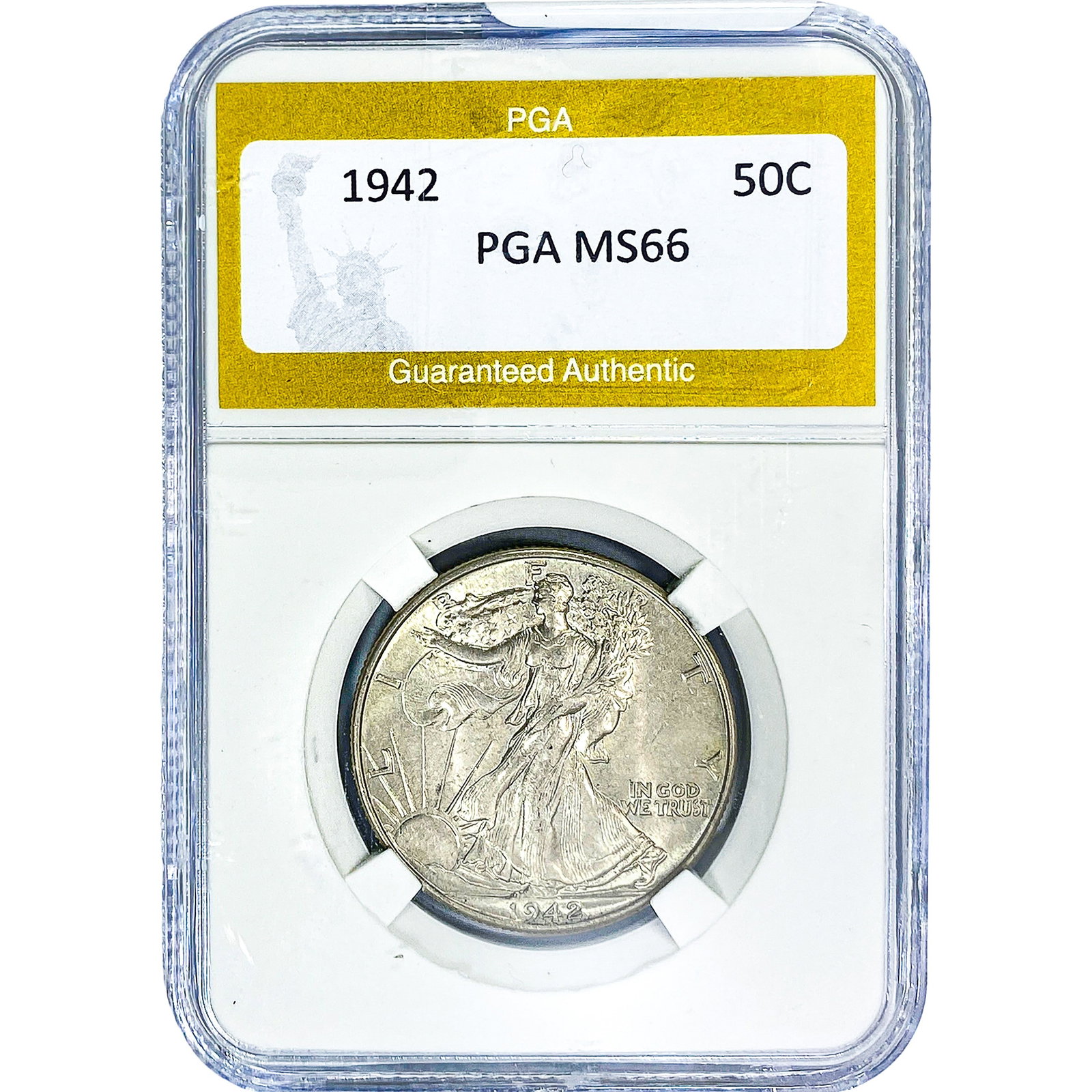 1942 Walking Liberty Half Dollar PGA MS66 (1 of 2)