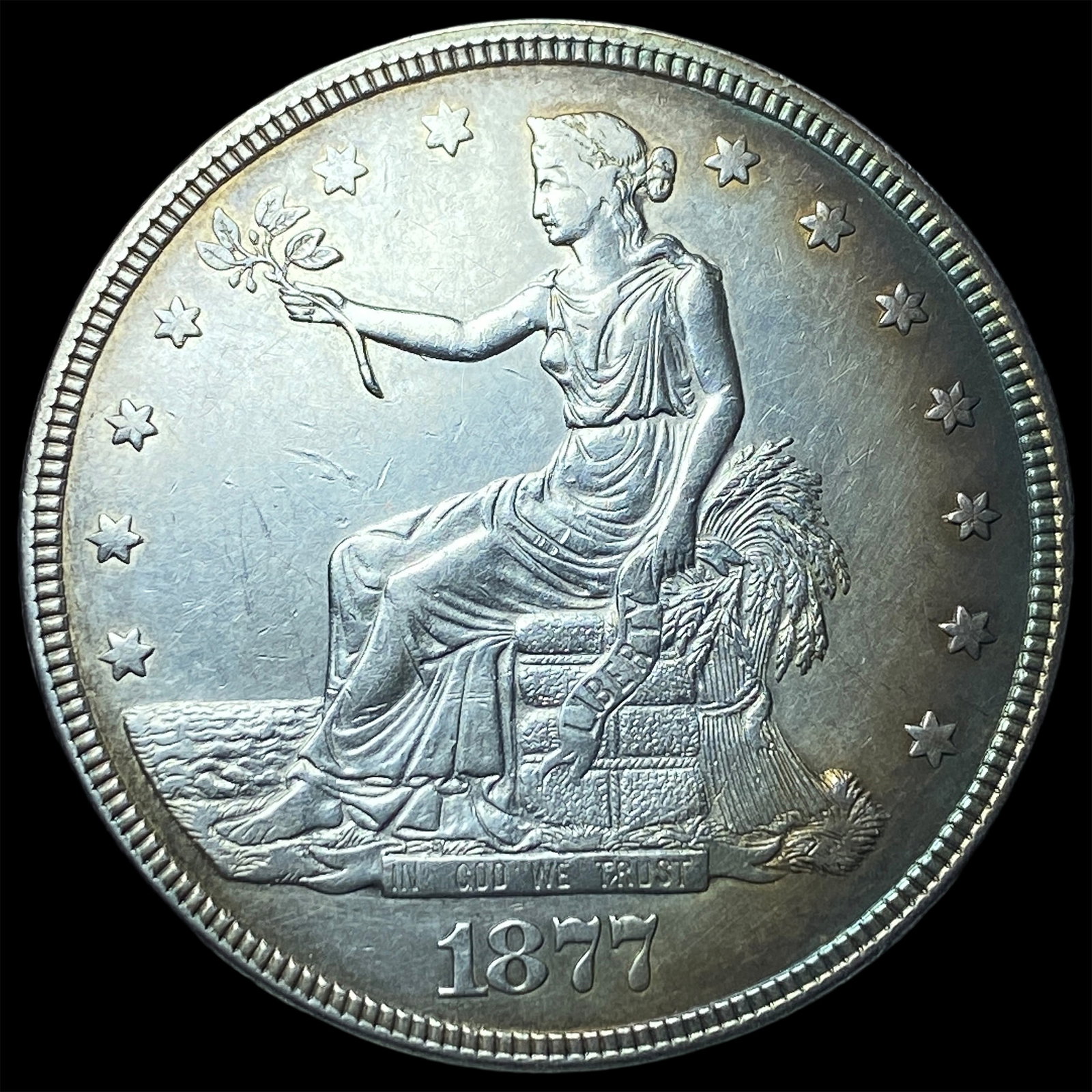 1877 Silver Trade Dollar UNCIRCULATED (1 of 2)