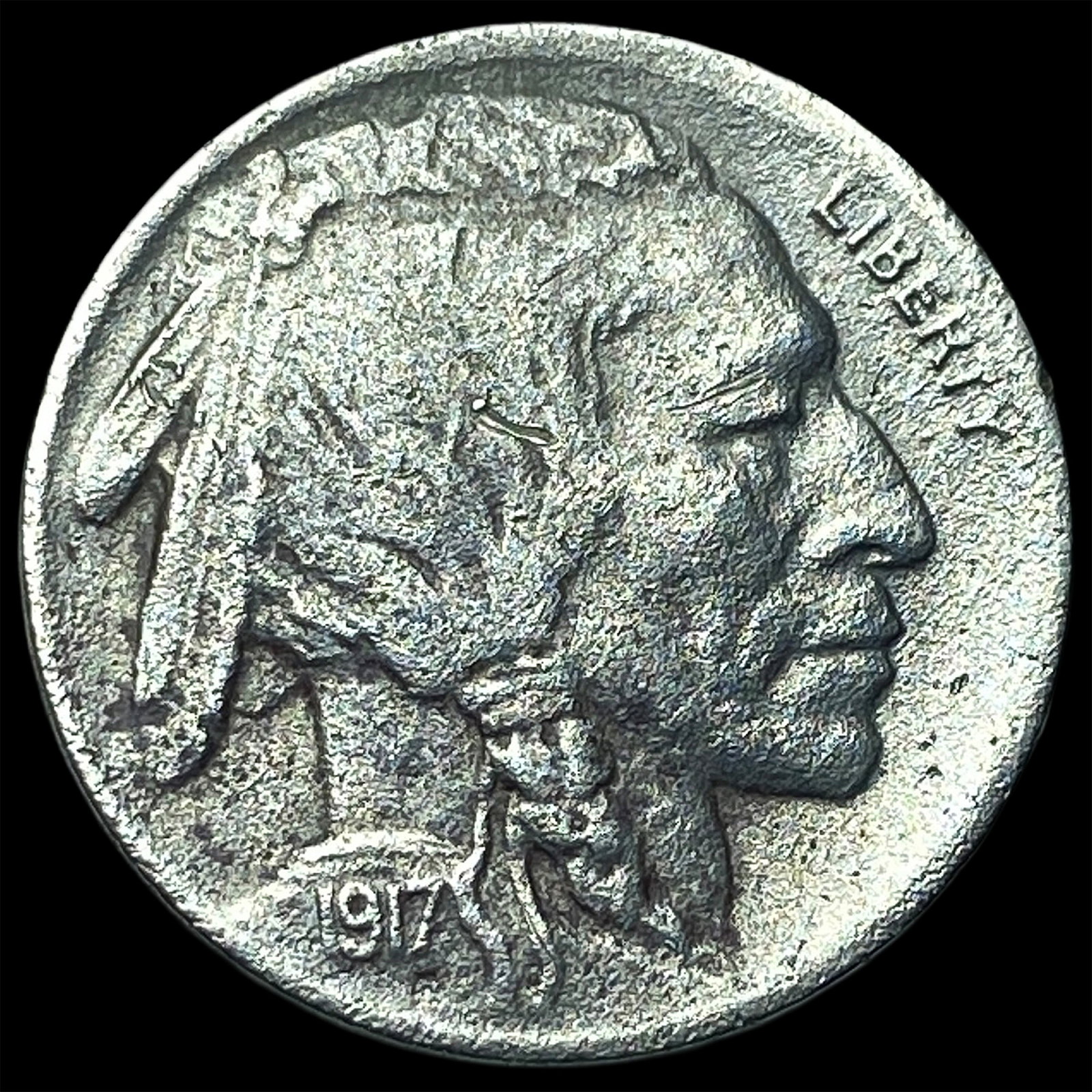 1917-D Buffalo Nickel NEARLY UNCIRCULATED: 1917-D Buffalo Nickel NEARLY UNCIRCULATED
