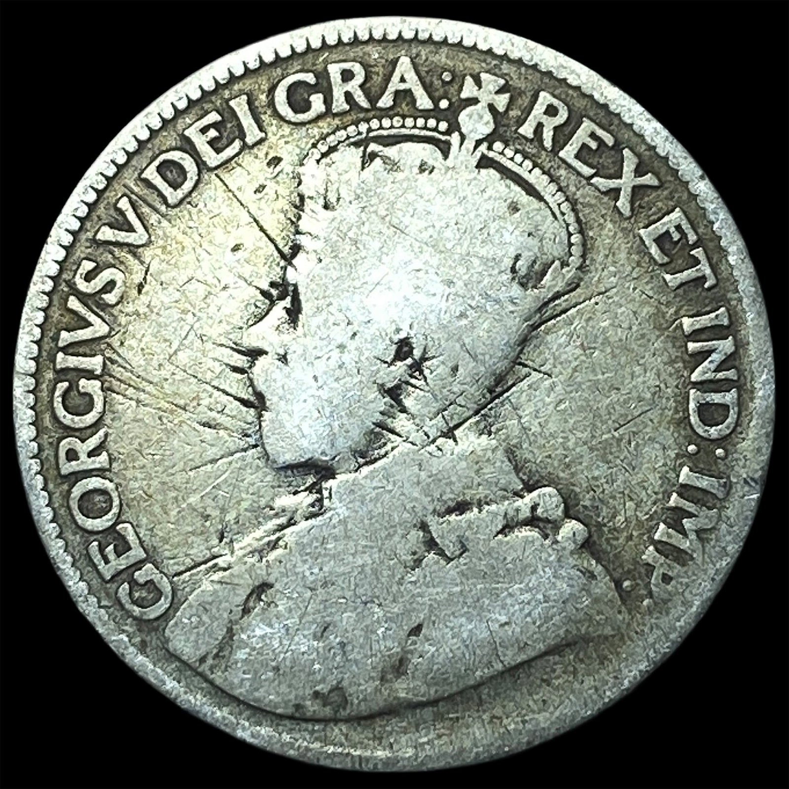 1918 Canada Silver 25 Cents NICELY CIRCULATED (1 of 2)