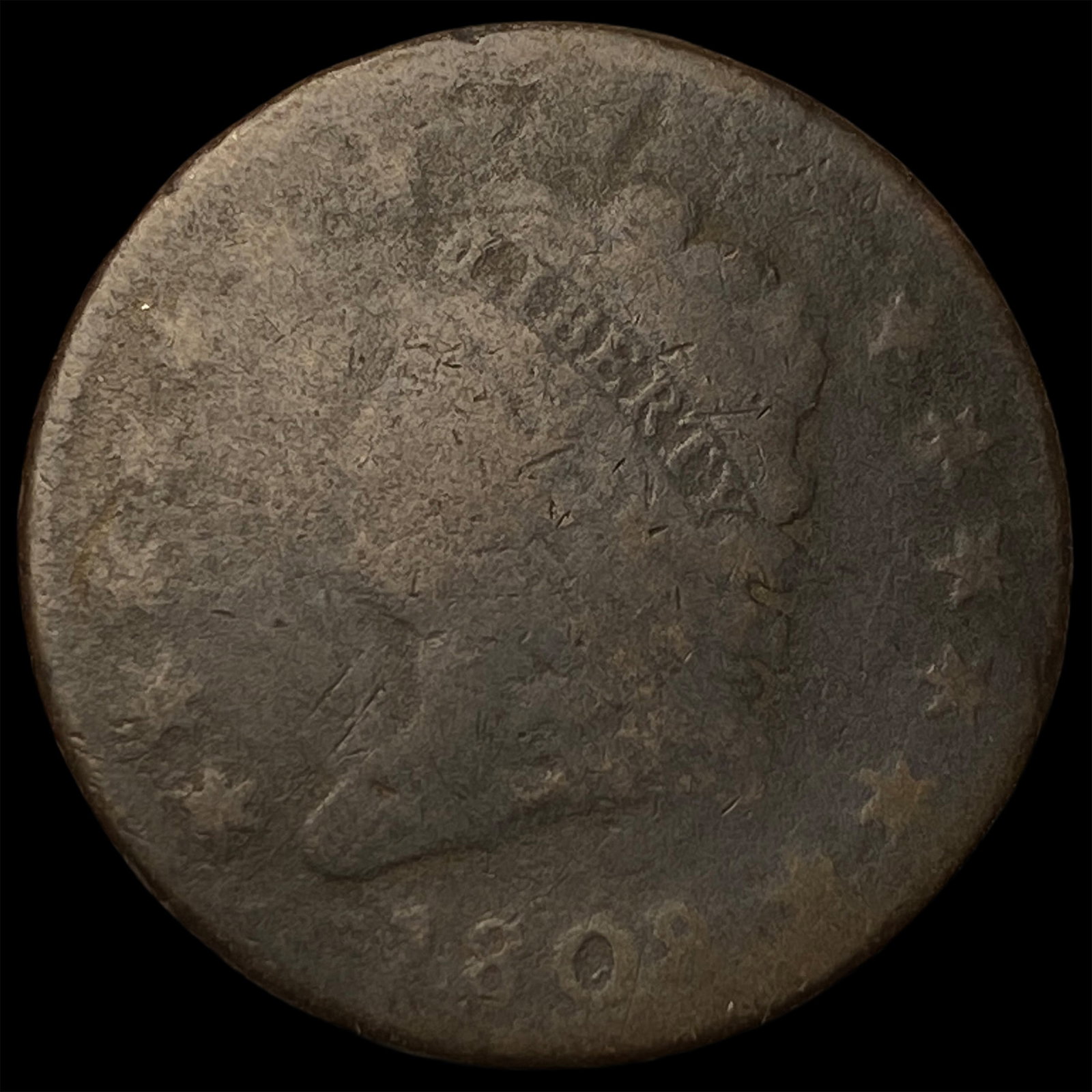 1808 Classic Head Large Cent NICELY CIRCULATED (1 of 2)