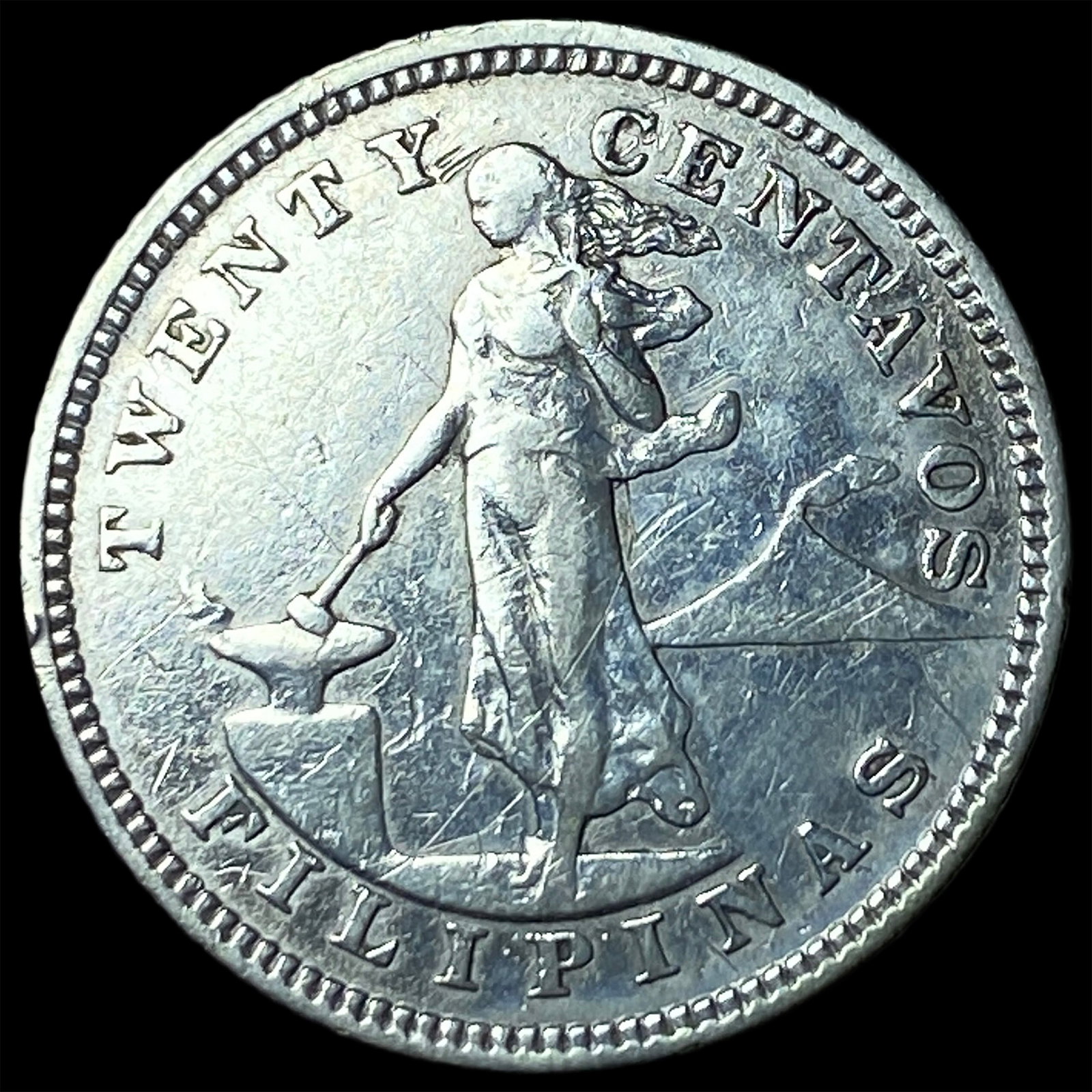 1905 Philippines Silver 20 Centavos (1 of 2)