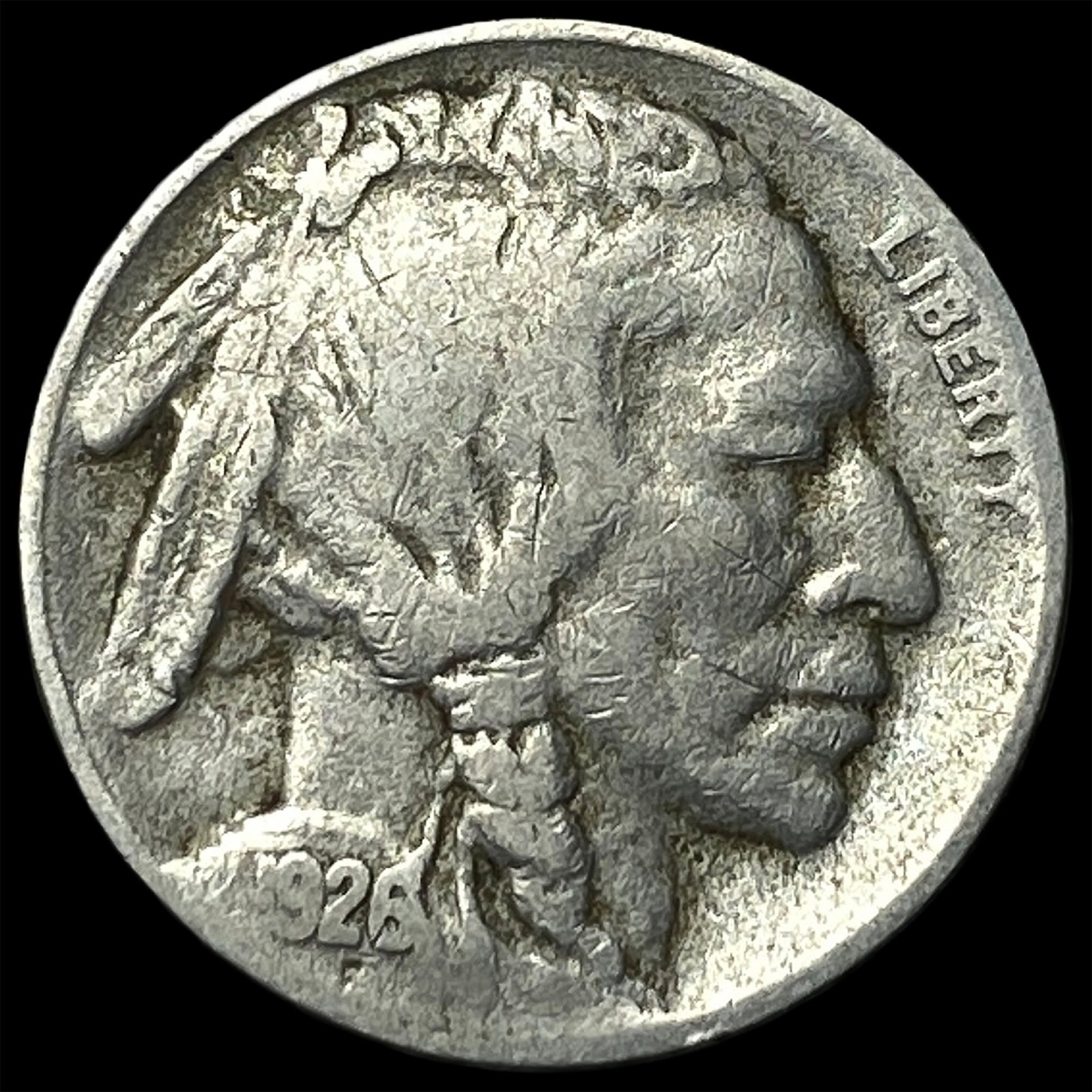 1926-S Buffalo Nickel NEARLY UNCIRCULATED (1 of 2)
