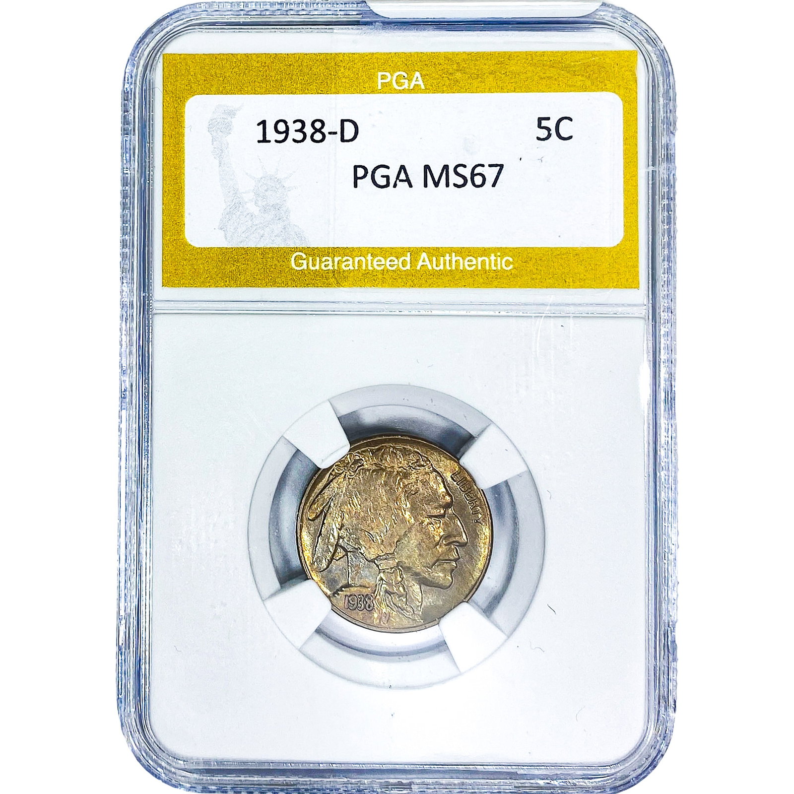 1938-D Buffalo Nickel PGA MS67 (1 of 2)