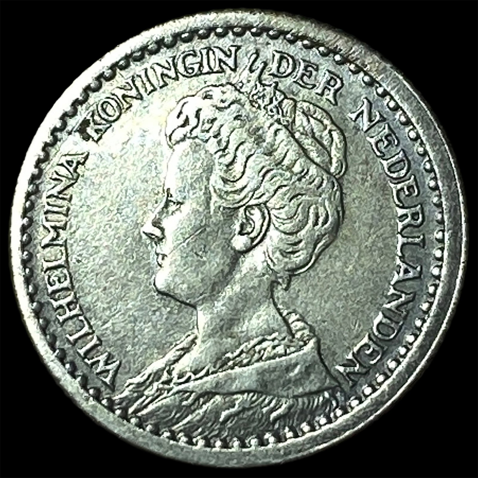 1911 Netherlands Silver 10 Cents (1 of 2)