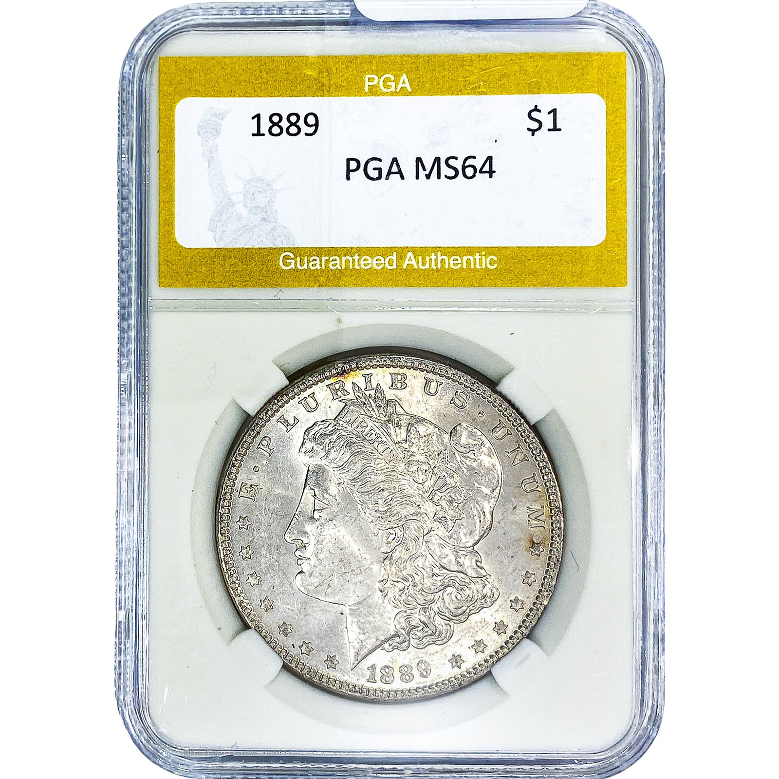 1889 Morgan Silver Dollar PGA MS64: 1889 Morgan Silver Dollar PGA MS64