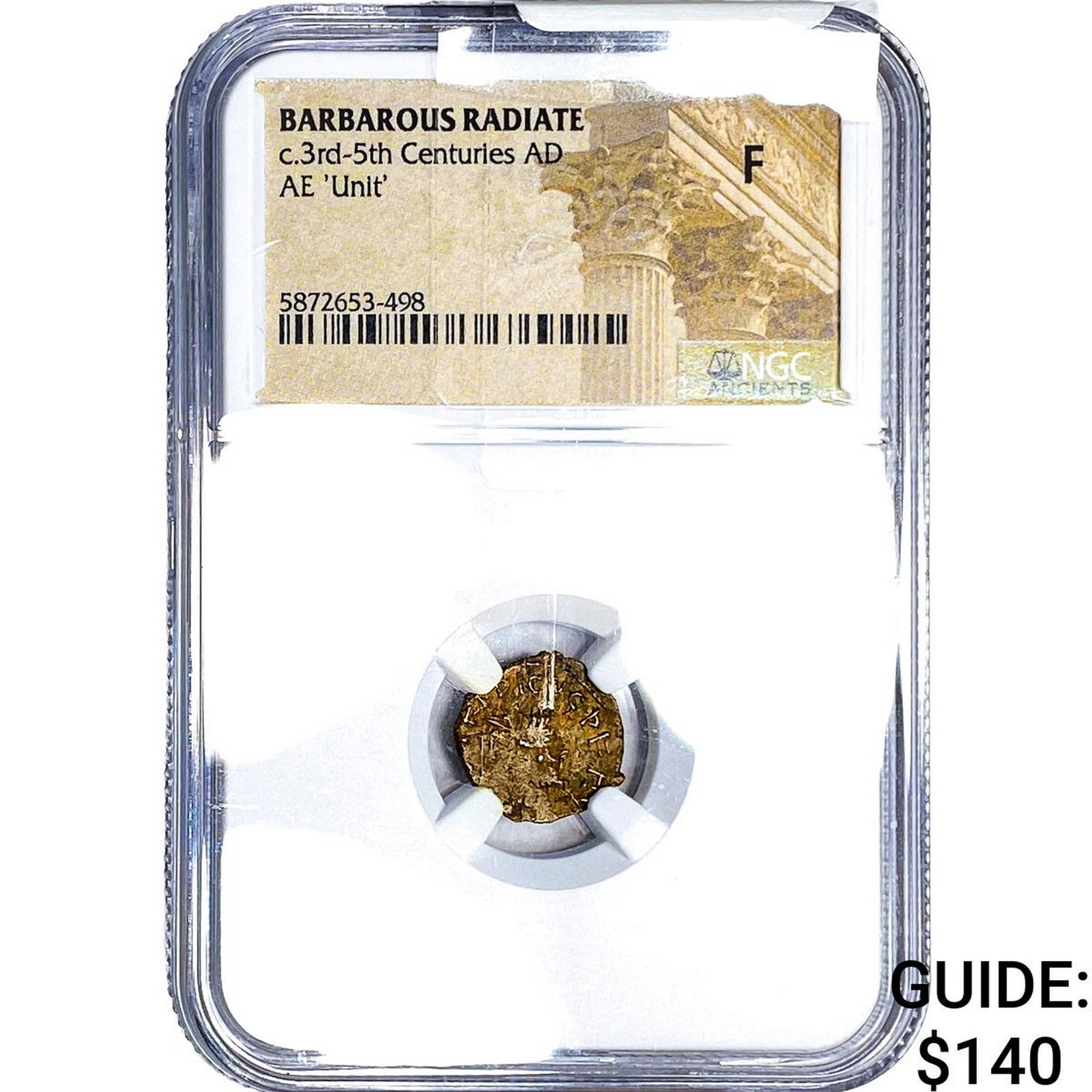 Barbarous Radiate, 3rd-5th Centuries AD AE 'Unit' NGC F (1 of 2)