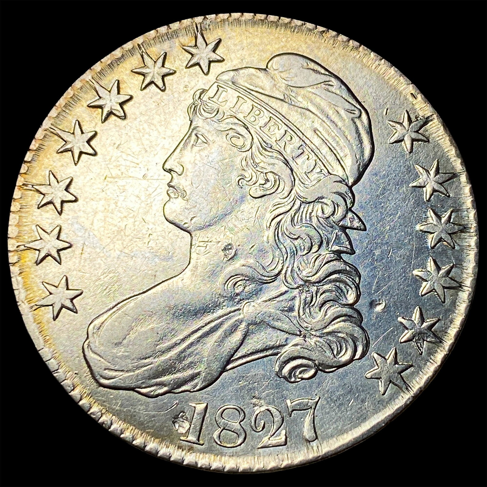1827 Capped Bust Half Dollar CHOICE AU (1 of 2)