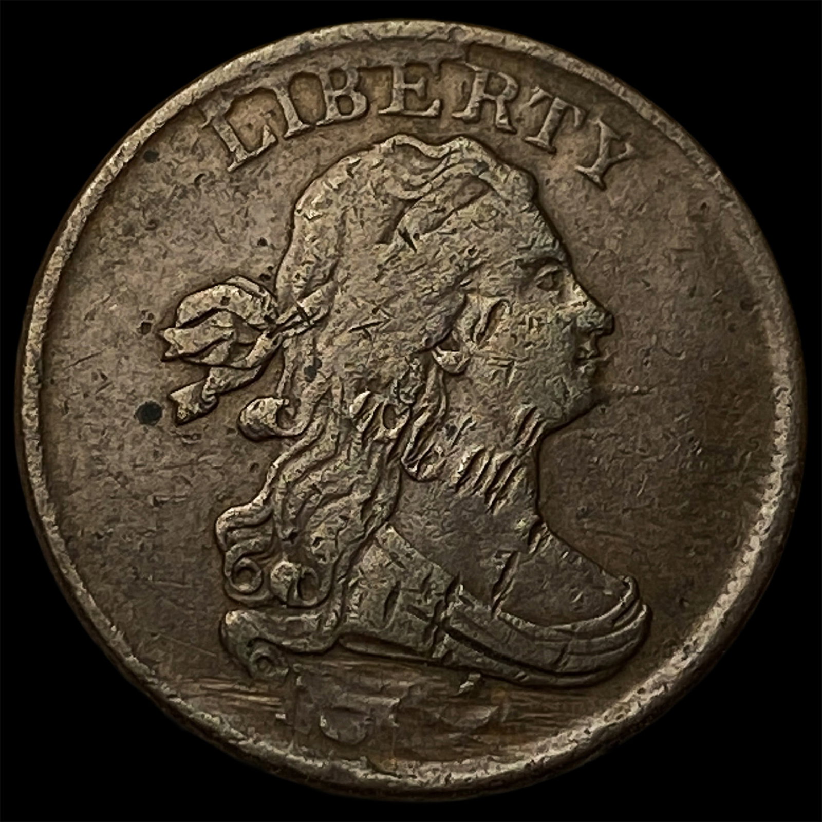 1806 Draped Bust Half Cent NEARLY UNCIRCULATED (1 of 2)