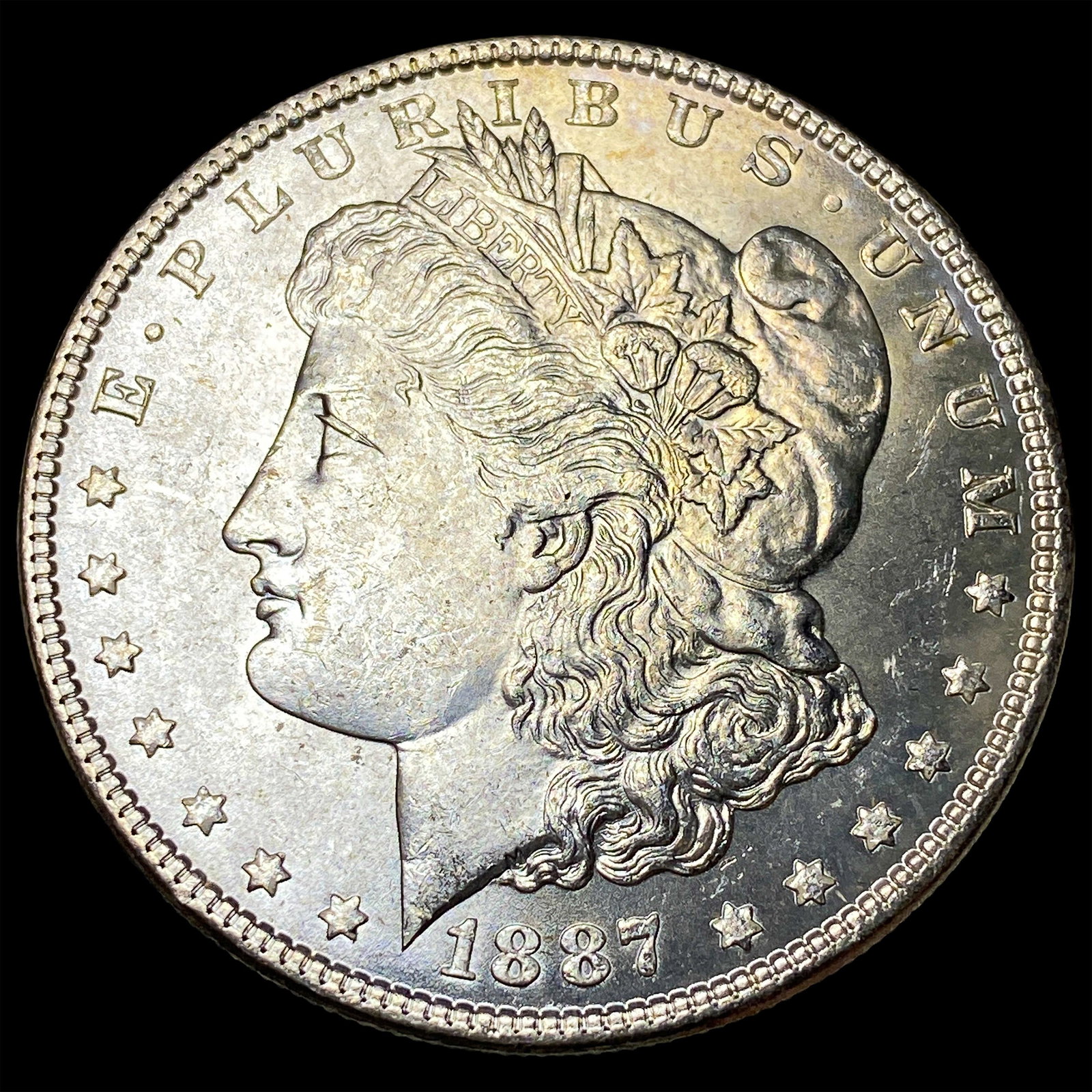 1887 Silver Morgan Dollar CHOICE BU (1 of 2)
