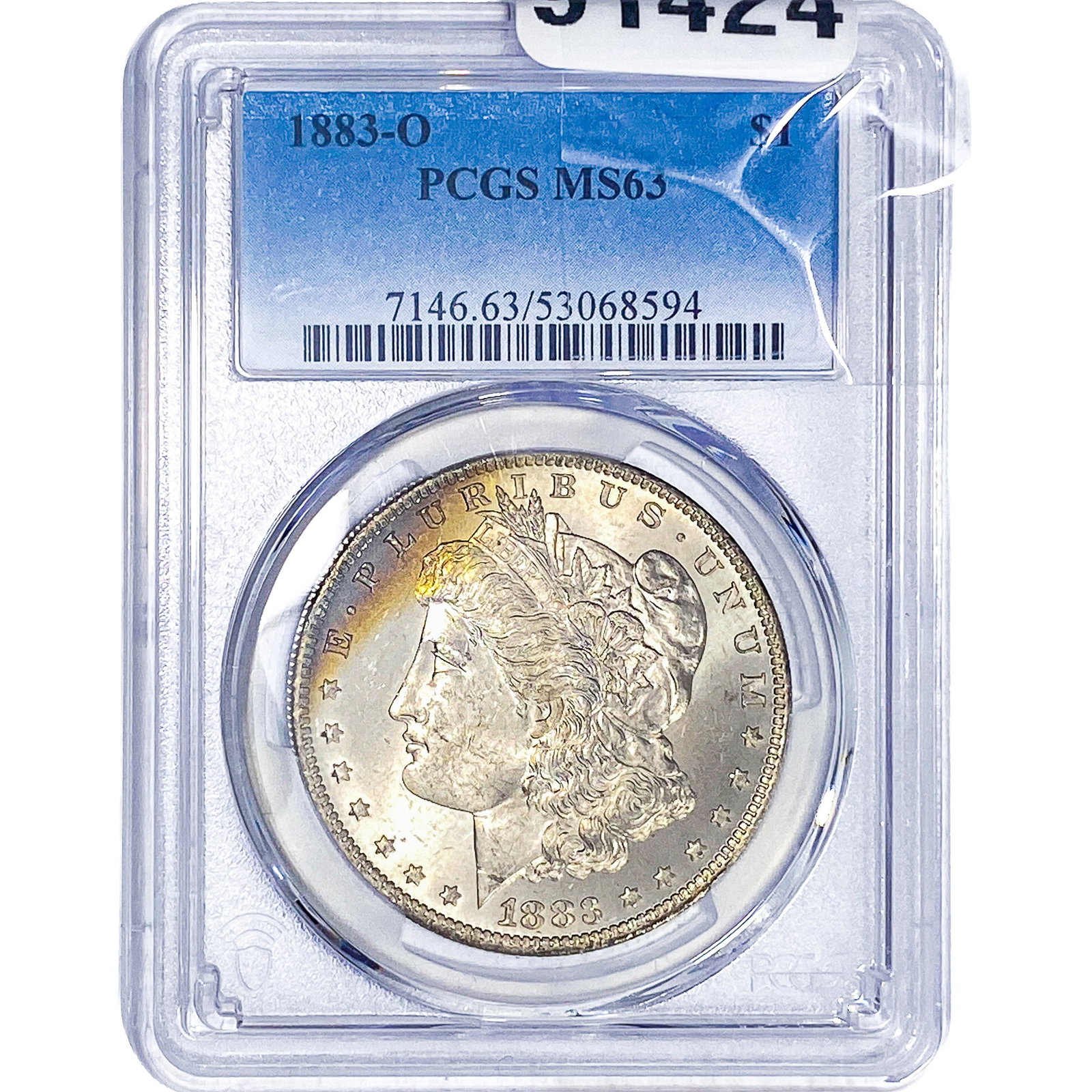 1883-O Morgan Silver Dollar PCGS MS63: 1883-O Morgan Silver Dollar PCGS MS63