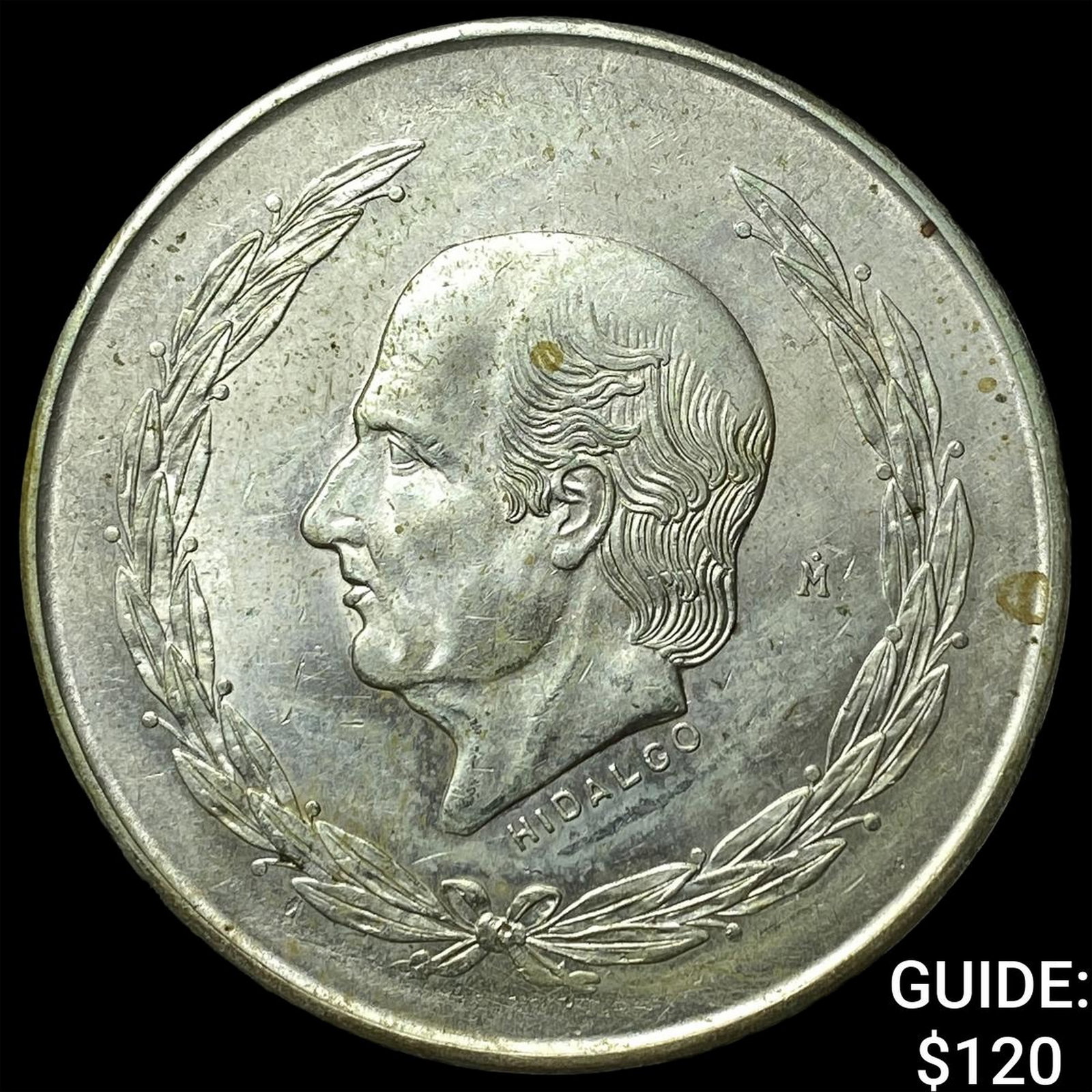 1952Mo Mexico Silver 5 Pesos (1 of 2)