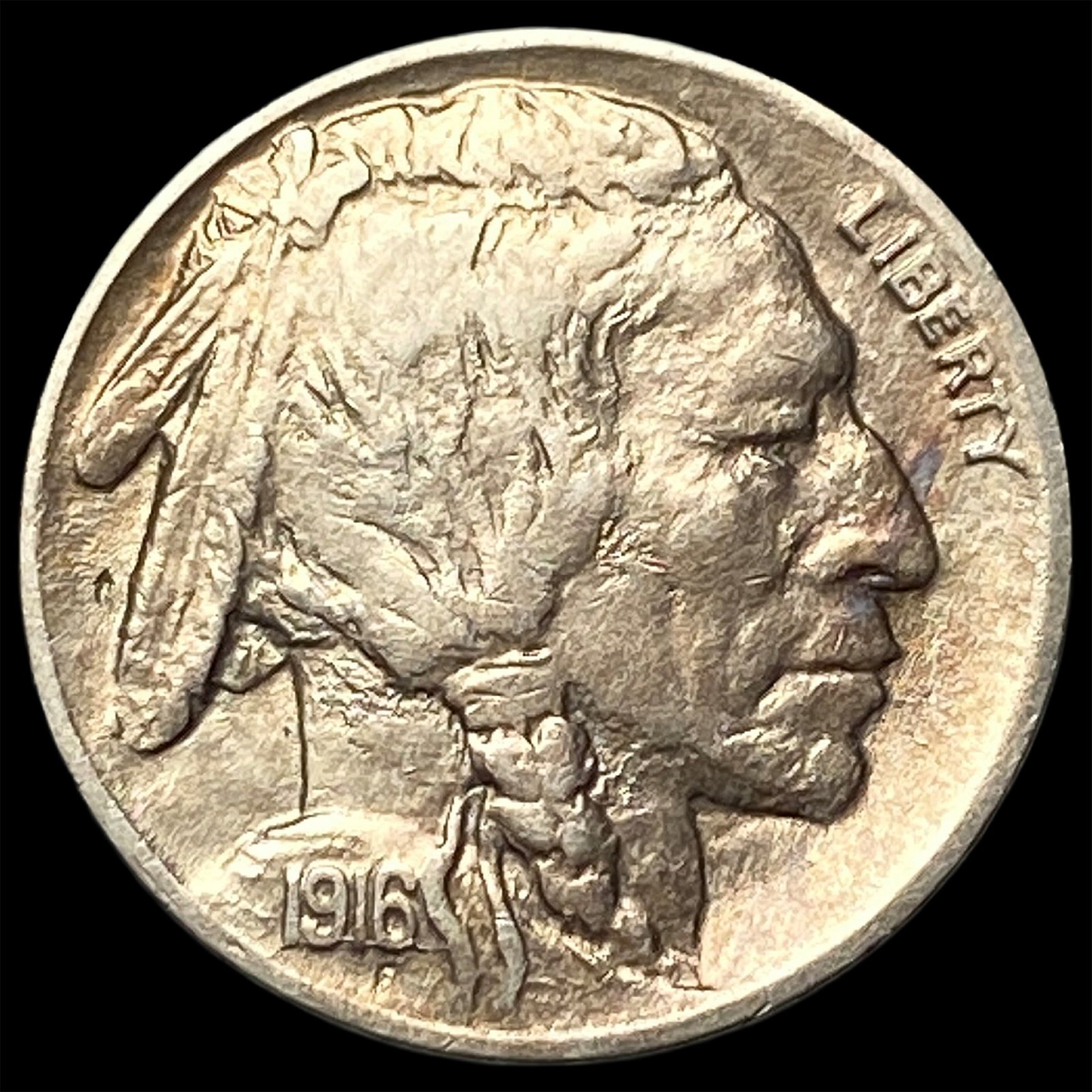 1916-D Buffalo Nickel CLOSELY UNCIRCULATED (1 of 2)