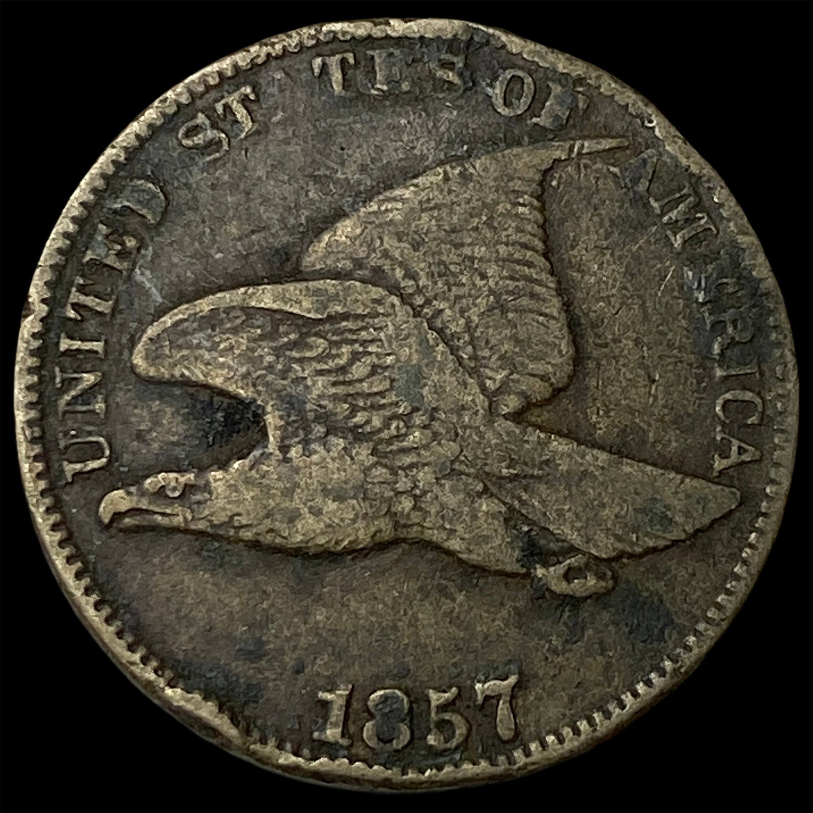 1857 Flying Eagle Cent LIGHTLY CIRCULATED: 1857 Flying Eagle Cent LIGHTLY CIRCULATED
