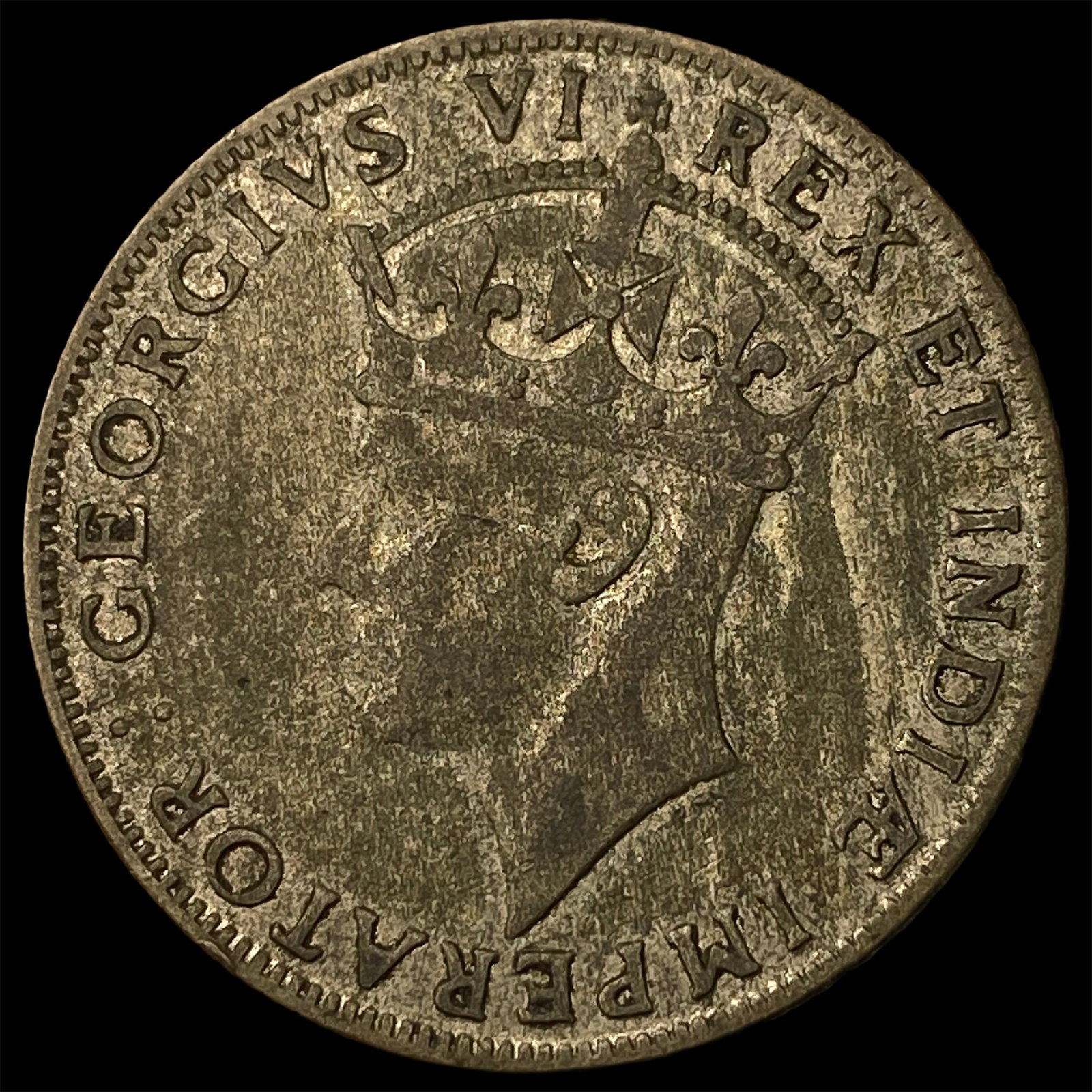 1941 British East Africa Silver 1 Shilling: 1941 British East Africa Silver 1 Shilling