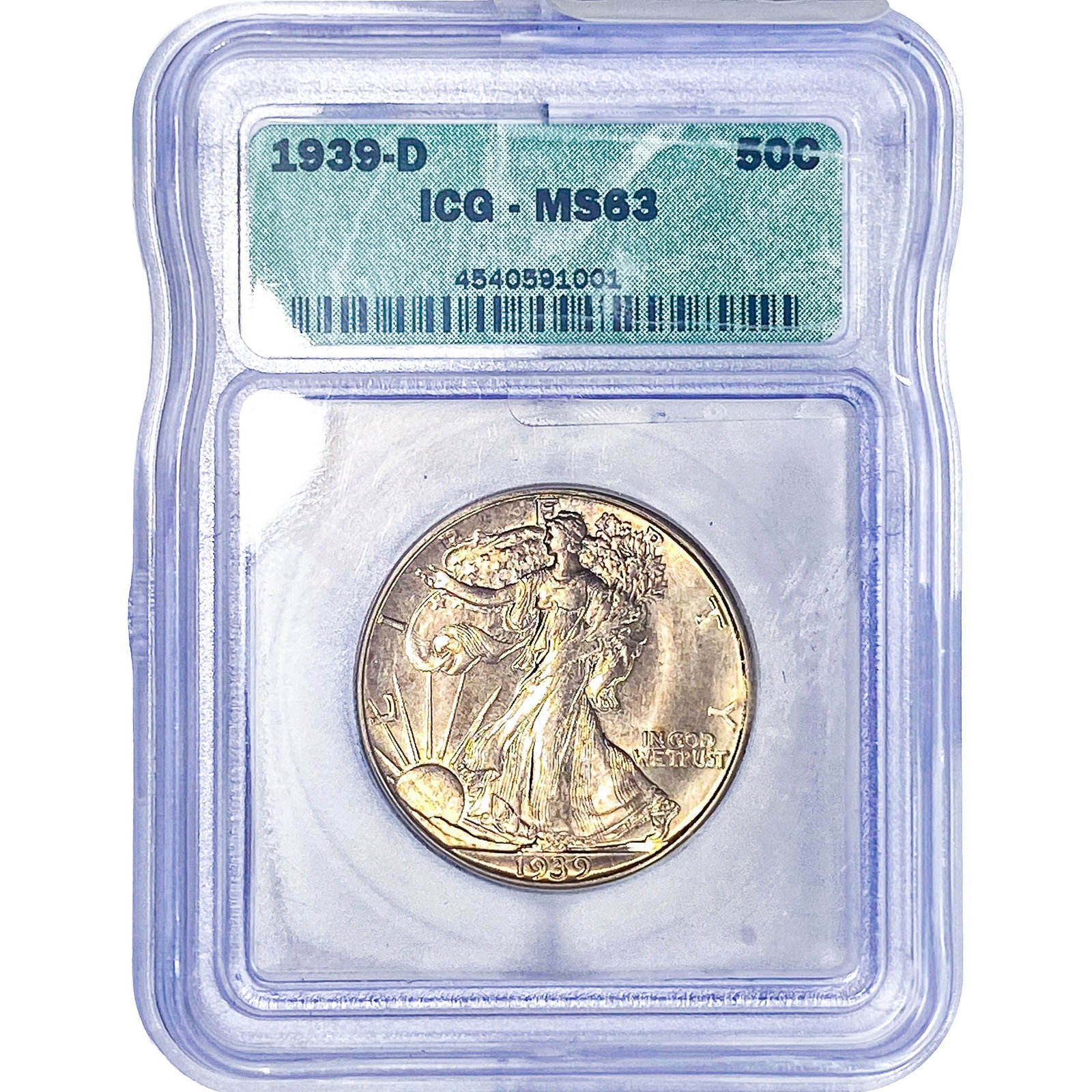 1939-D Walking Liberty Half Dollar ICG MS63 (1 of 2)