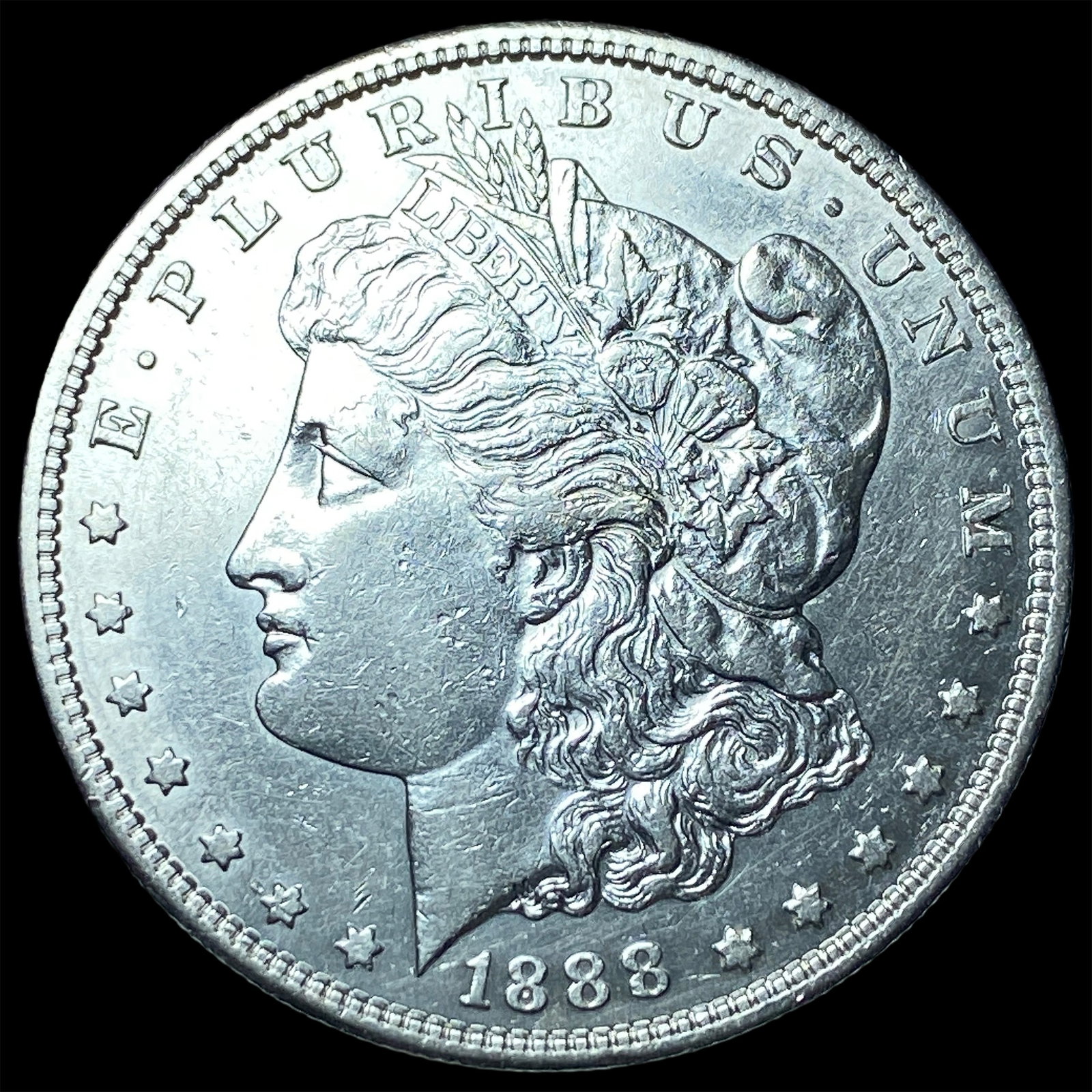 1888-S Silver Morgan Dollar CLOSELY UNCIRCULATED: 1888-S Silver Morgan Dollar CLOSELY UNCIRCULATED