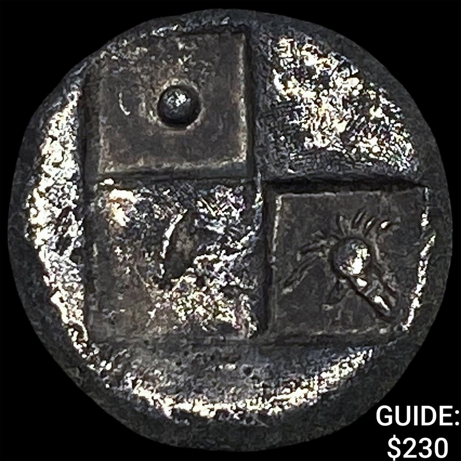Ancient Greece Cherronesos 400-350 BC Silver Hemidrachm NEARLY UNCIRCULATED (1 of 2)