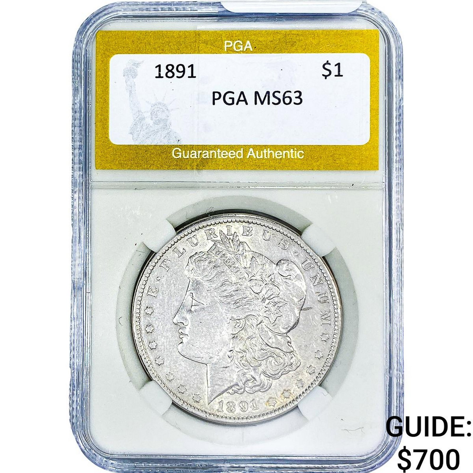 1891 Morgan Silver Dollar PGA MS63 (1 of 2)