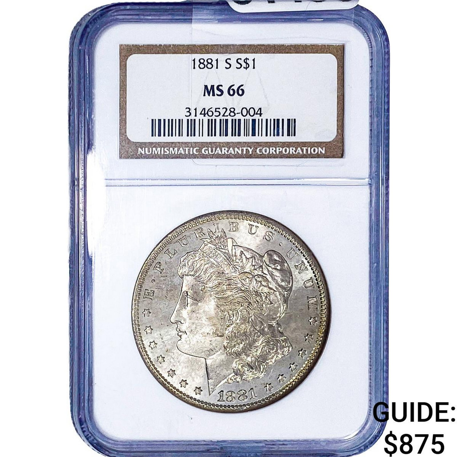 1881-S Morgan Silver Dollar NGC MS66 (1 of 2)