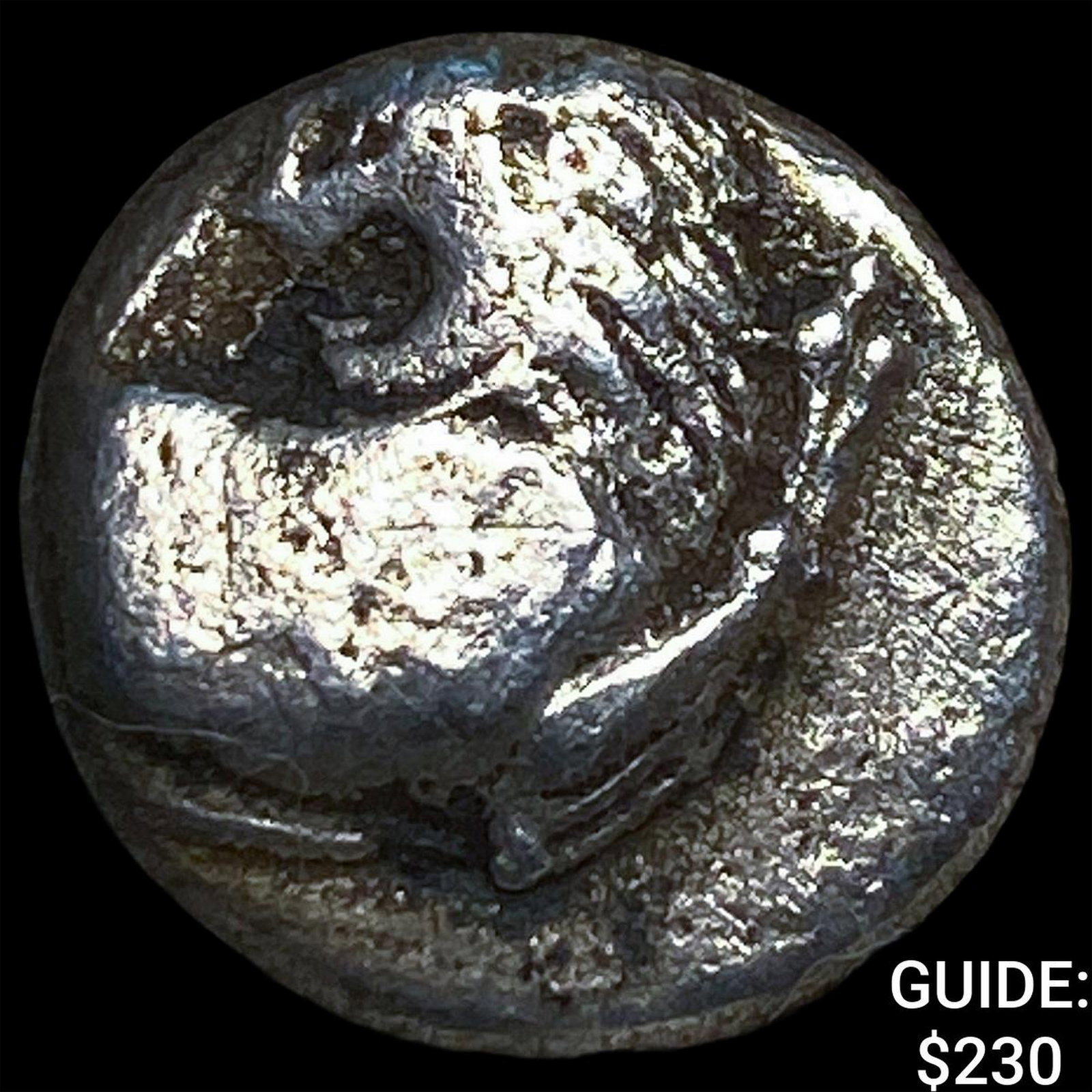Ancient Greece Cherronesos 400-350 BC Silver Hemidrachm NEARLY UNCIRCULATED (1 of 2)