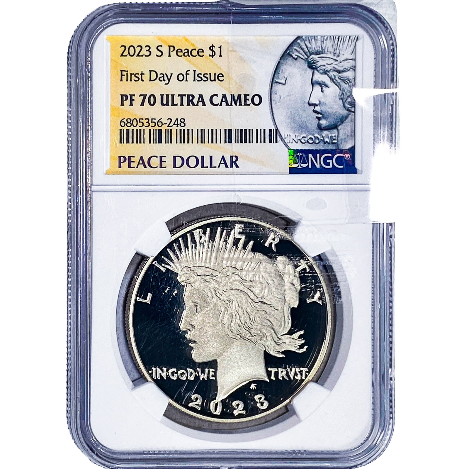2023-S $1 1OZ Ultra Cameo NGC PF70: 2023-S $1 1OZ Ultra Cameo NGC PF70