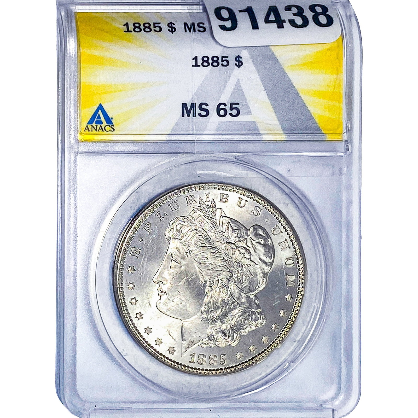 1885 Morgan Silver Dollar ANACS MS65 (1 of 2)