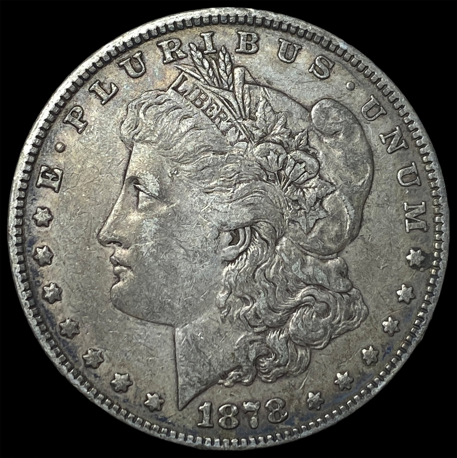 1878 Silver Morgan Dollar LIGHTLY CIRCULATED: 1878 Silver Morgan Dollar LIGHTLY CIRCULATED
