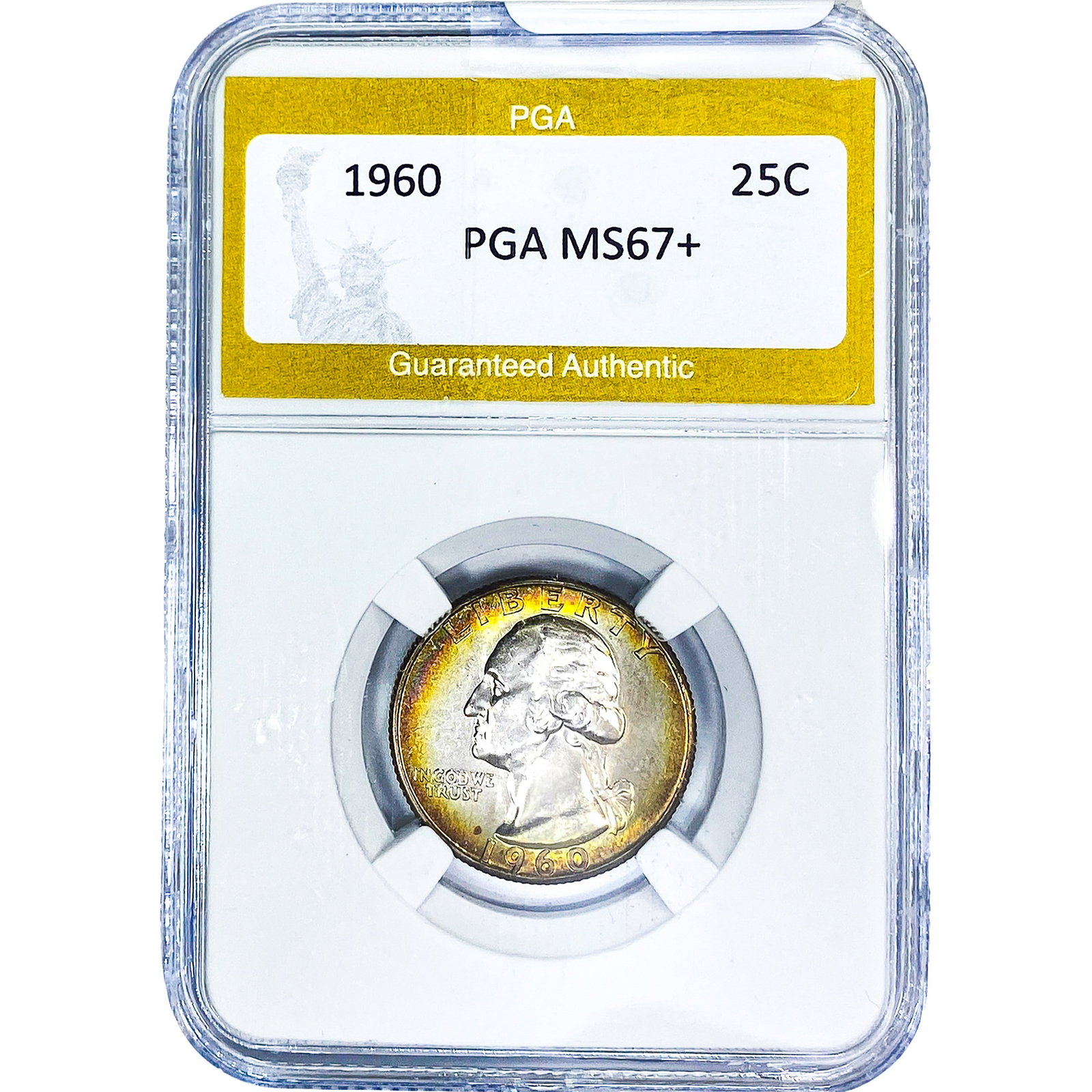 1960 Washington Silver Quarter PGA MS67+: 1960 Washington Silver Quarter PGA MS67+