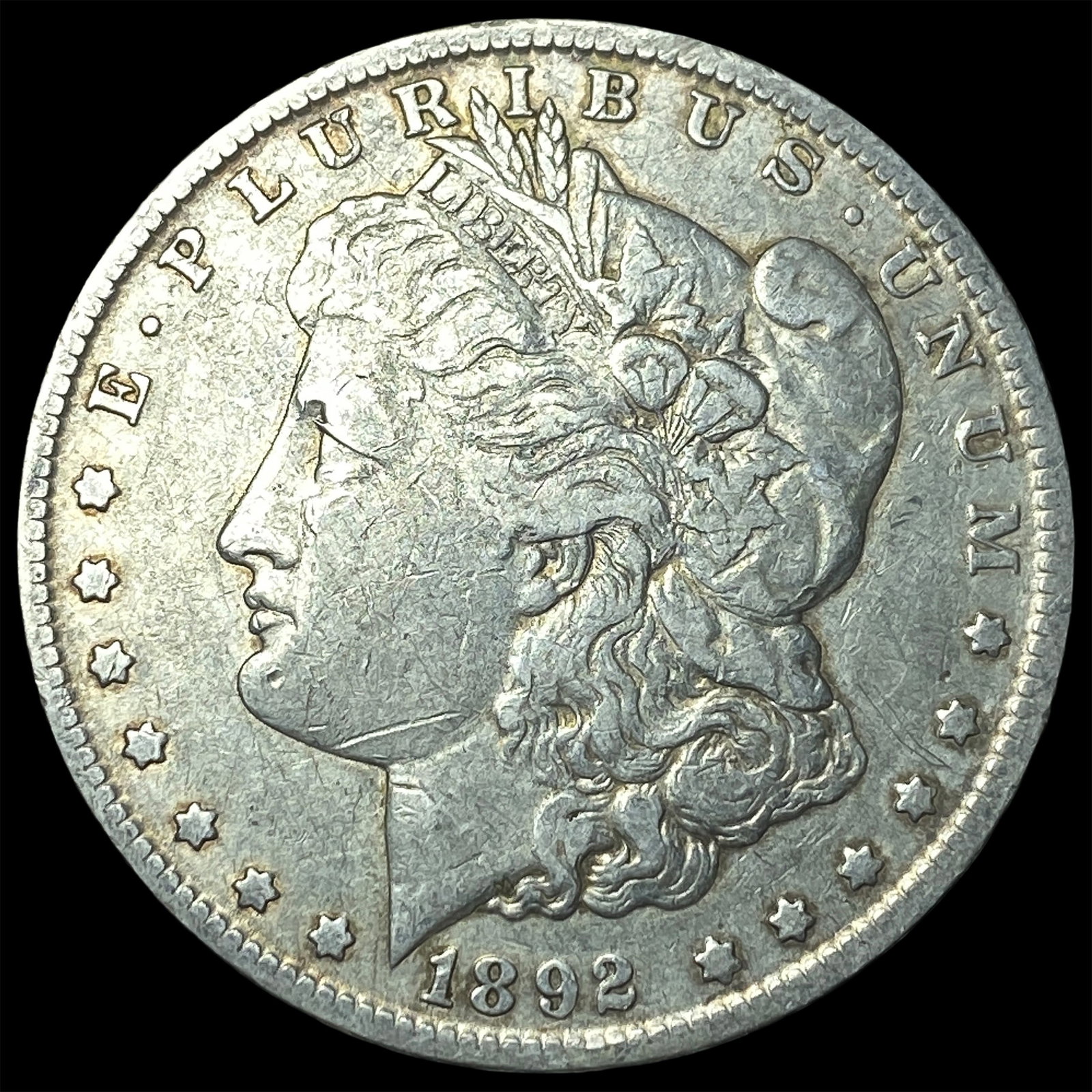 1892-O Silver Morgan Dollar LIGHTLY CIRCULATED (1 of 2)