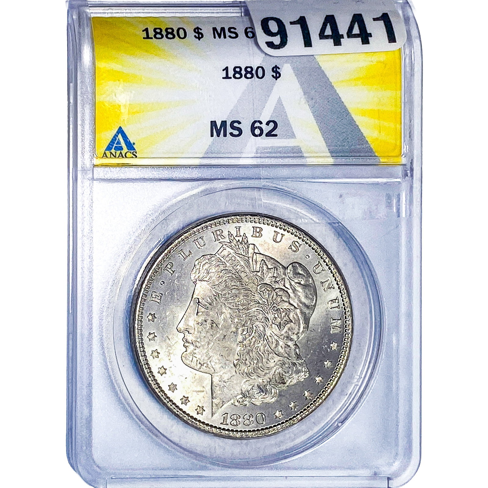 1880 Morgan Silver Dollar ANACS MS62 (1 of 2)
