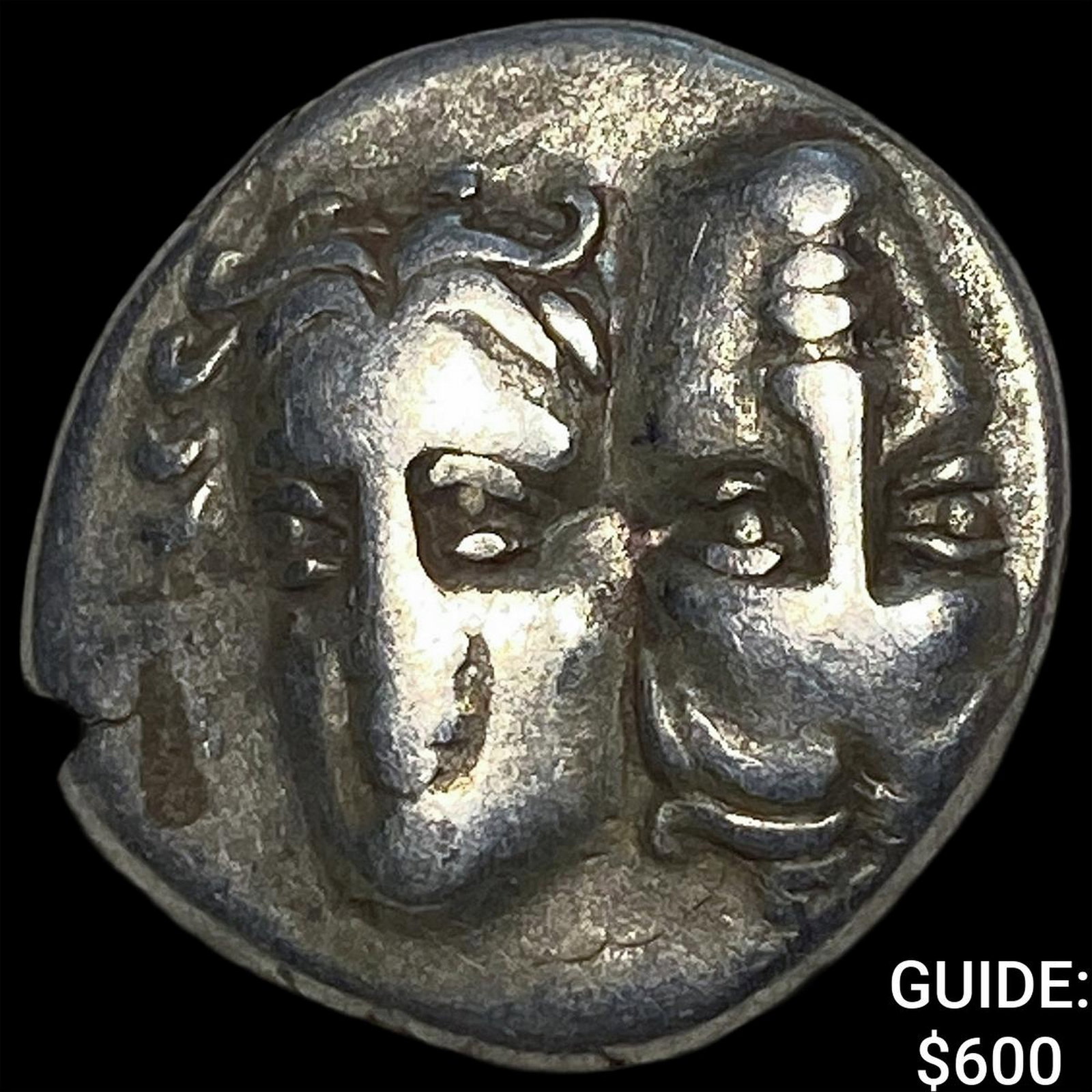 Ancient Greece Moesia, Istros 4th Century BC Silver Drachm NEARLY UNCIRCULATED (1 of 2)