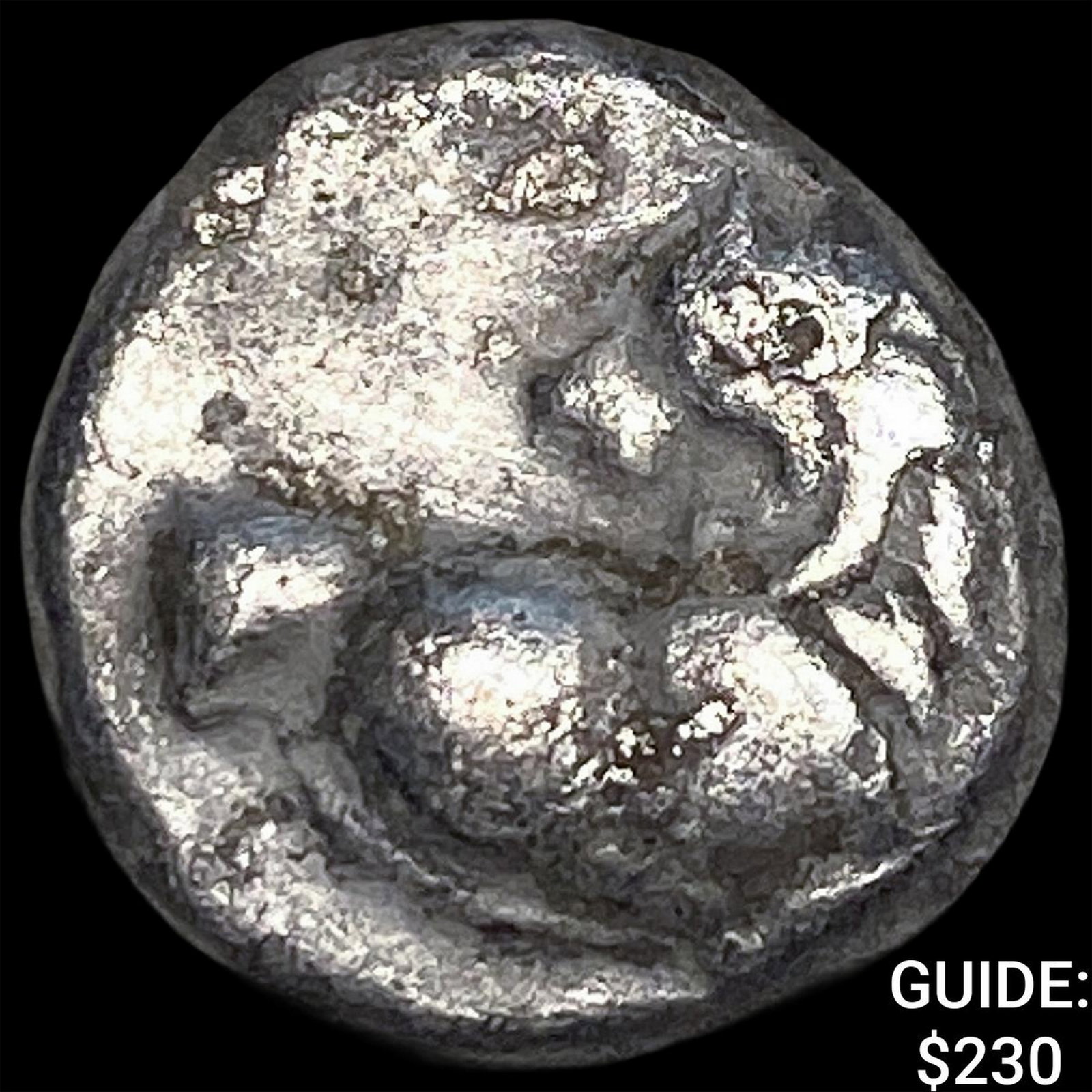 Ancient Greece Cherronesos 400-350 BC Silver Hemidrachm NEARLY UNCIRCULATED (1 of 2)