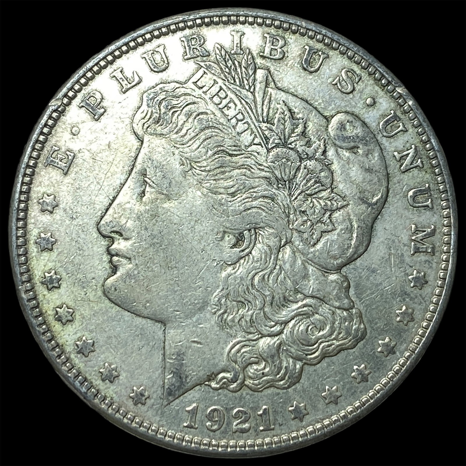 1921-S Silver Morgan Dollar NEARLY UNCIRCULATED (1 of 2)