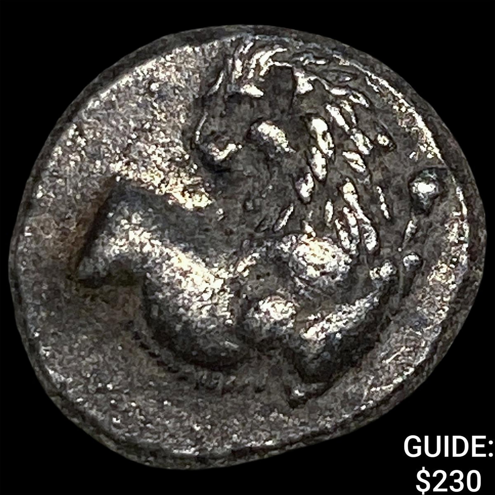 Ancient Greece Cherronesos 400-350 BC Silver Hemidrachm NEARLY UNCIRCULATED (1 of 2)