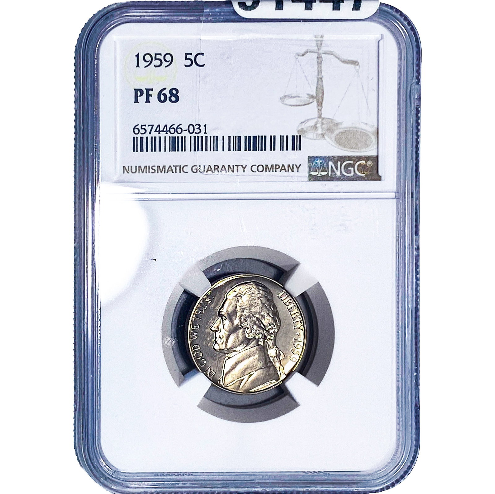 1959 Jefferson Nickel NGC PF68 (1 of 2)