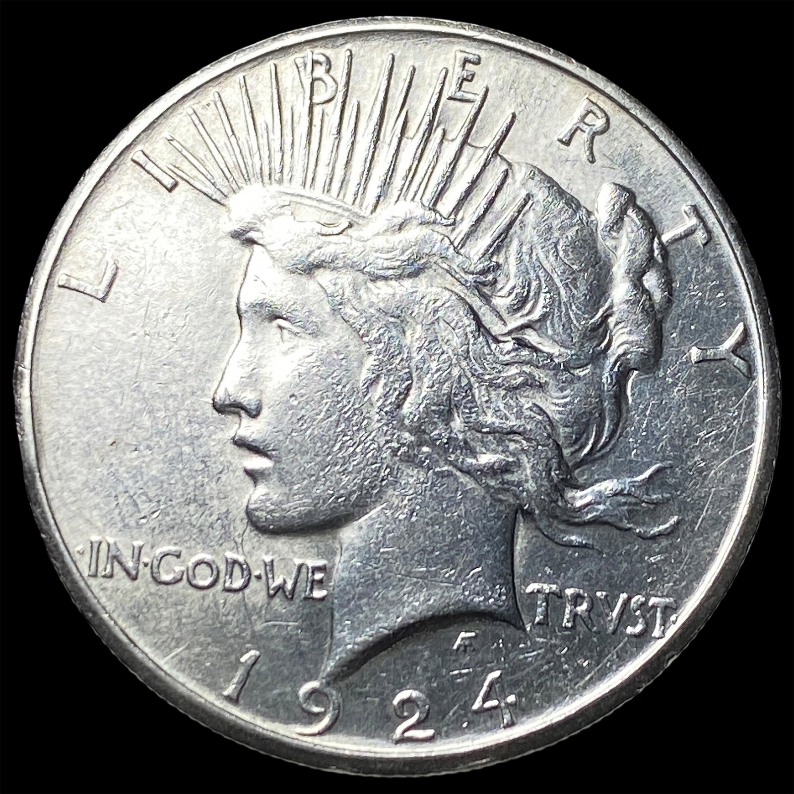 1924-S Silver Peace Dollar UNCIRCULATED (1 of 2)