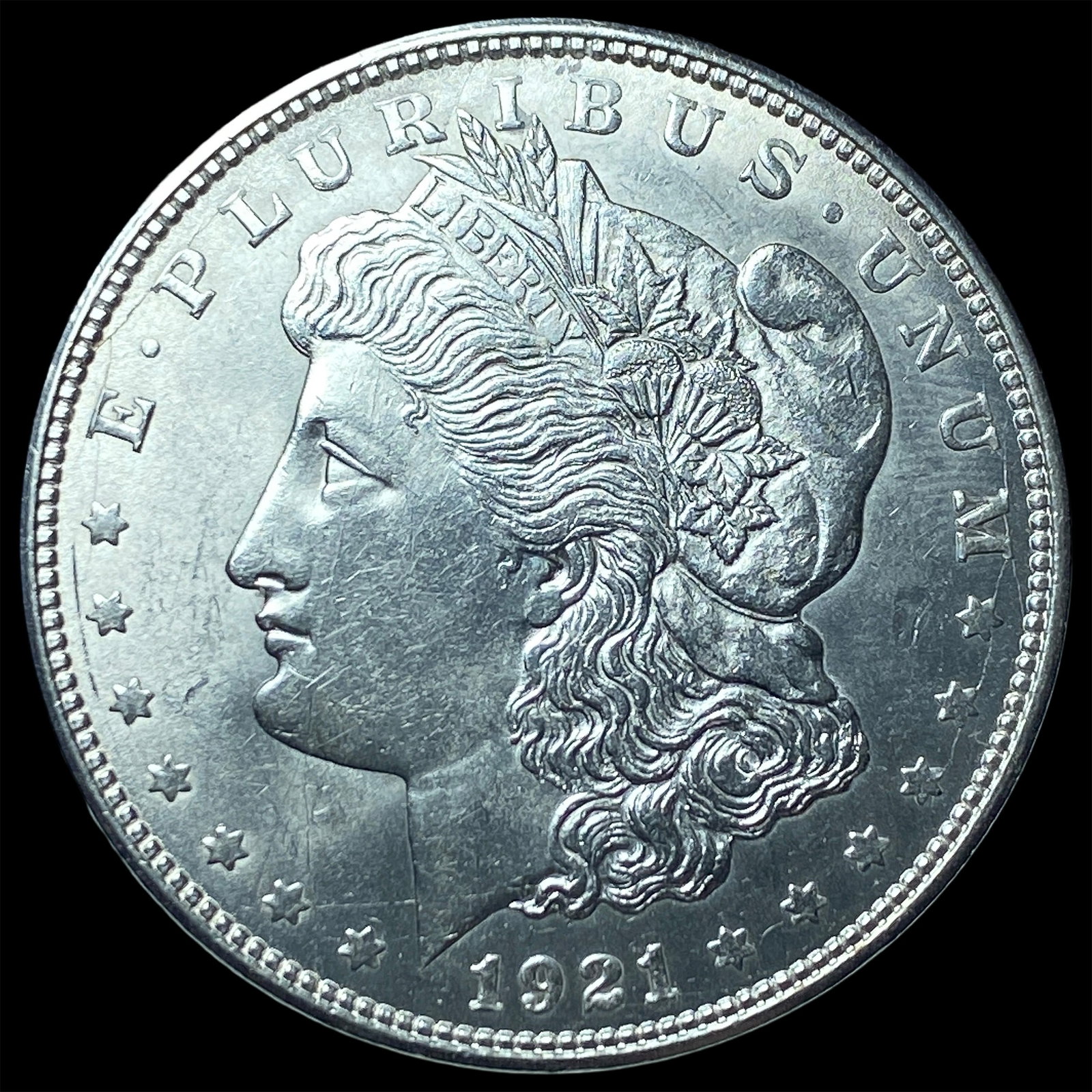 1921-D Silver Morgan Dollar CHOICE AU (1 of 2)