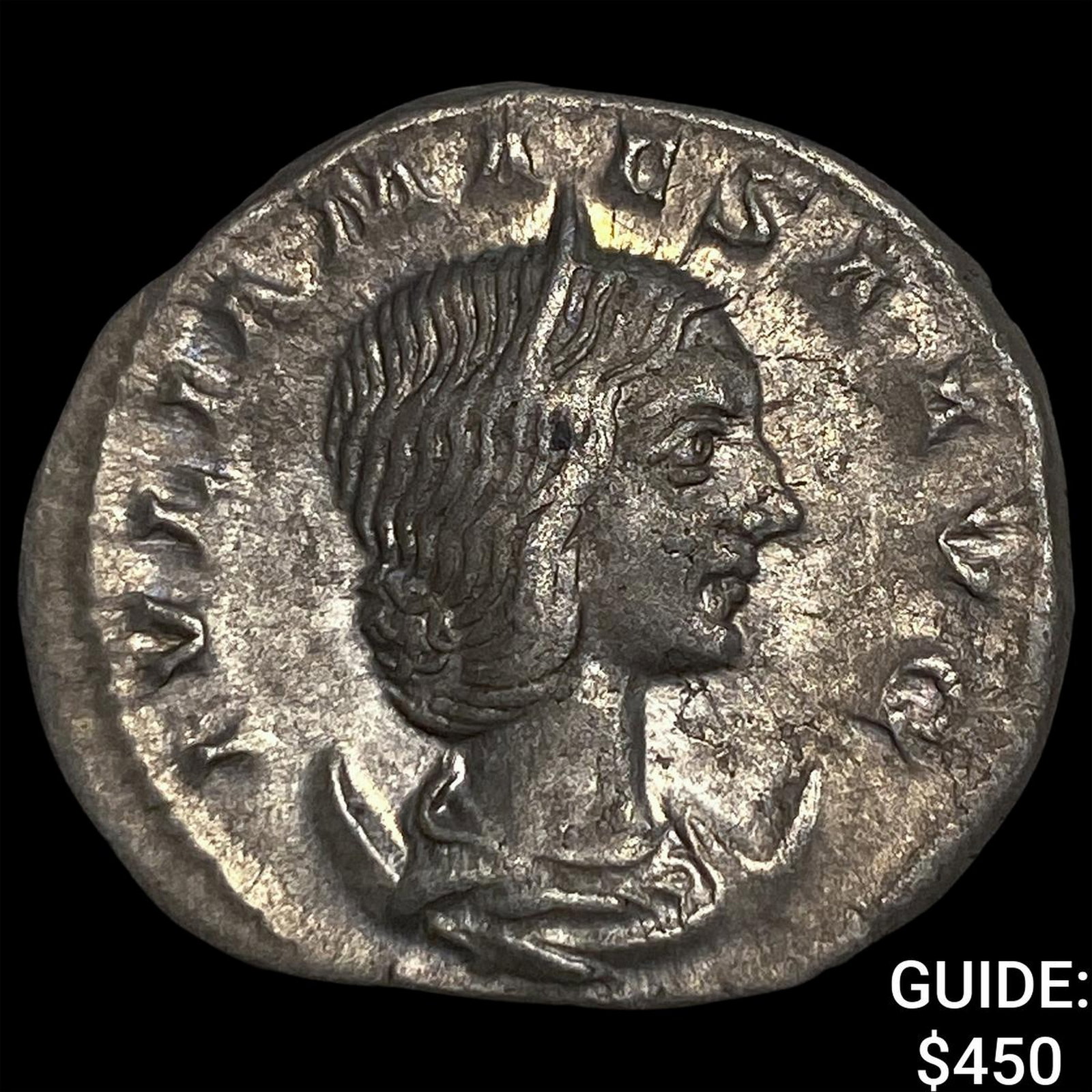 Roman Empire Julia Maesa 221-222 AD Silver Denarius CLOSELY UNCIRCULATED (1 of 2)