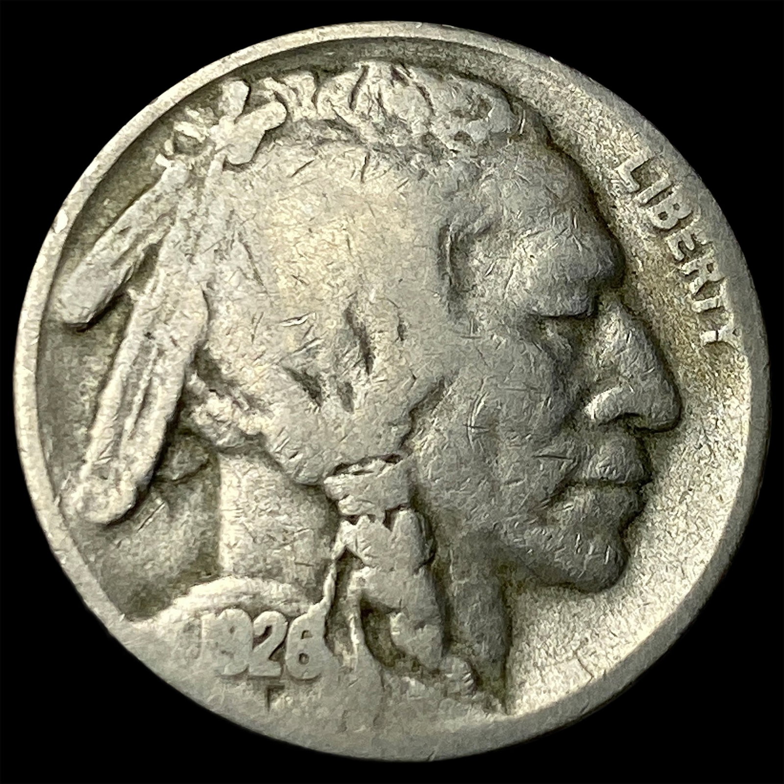 1926-S Buffalo Nickel NICELY CIRCULATED: 1926-S Buffalo Nickel NICELY CIRCULATED