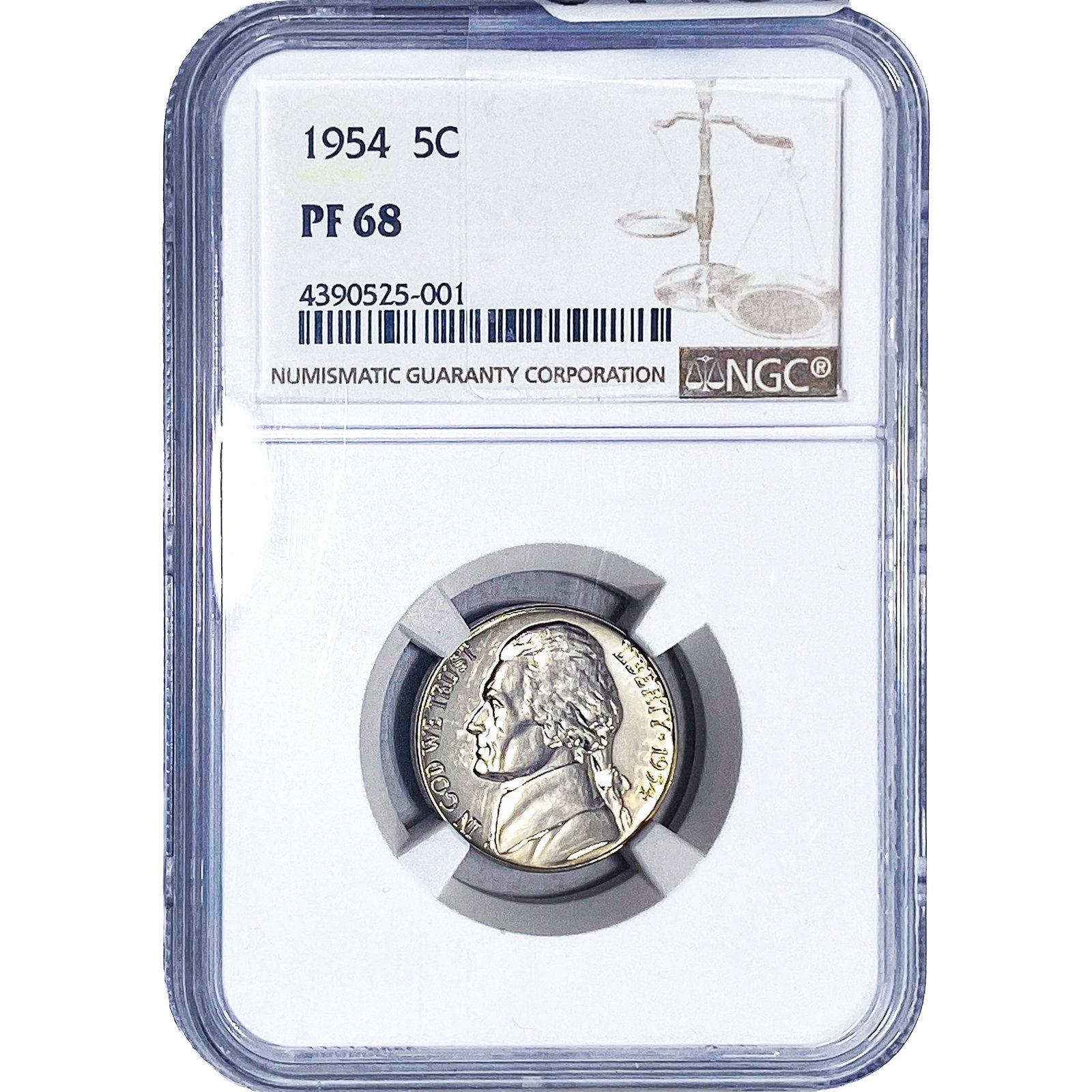 1954 Jefferson Nickel NGC PF68 (1 of 2)
