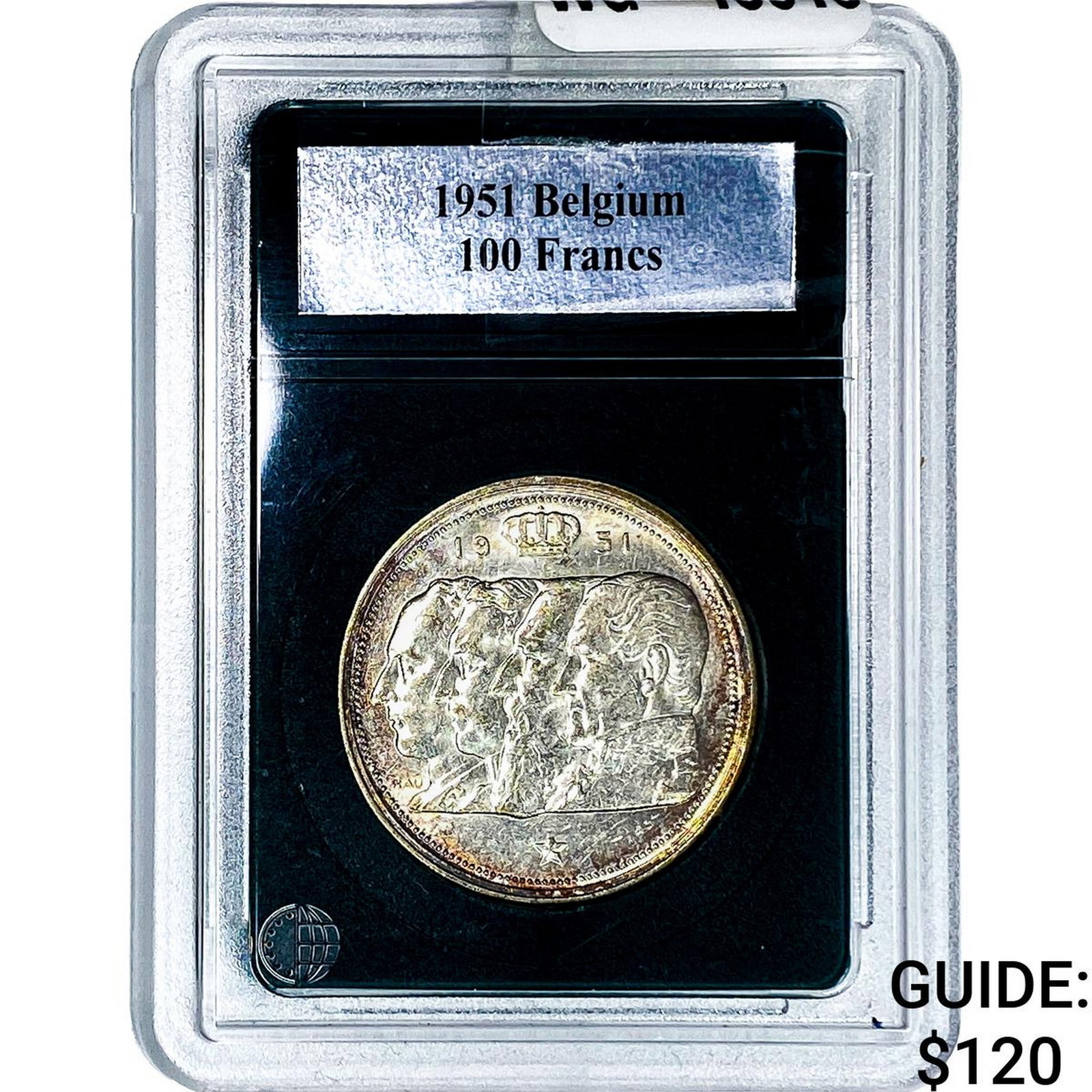 1951 Belgium Silver 100 Francs (1 of 2)