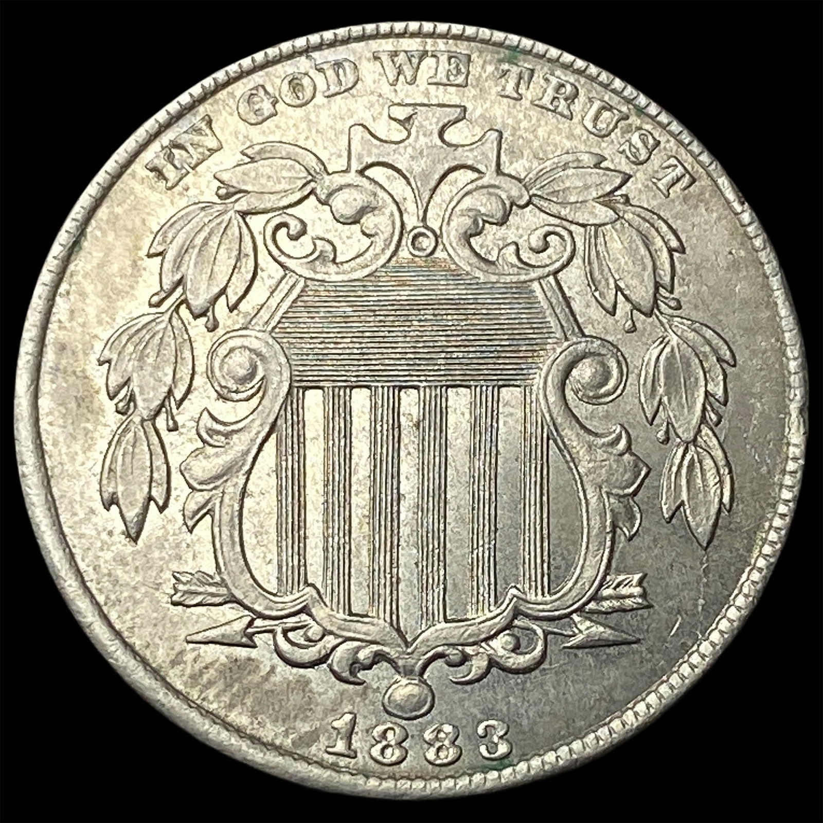 1883 Shield Nickel UNCIRCULATED (1 of 2)