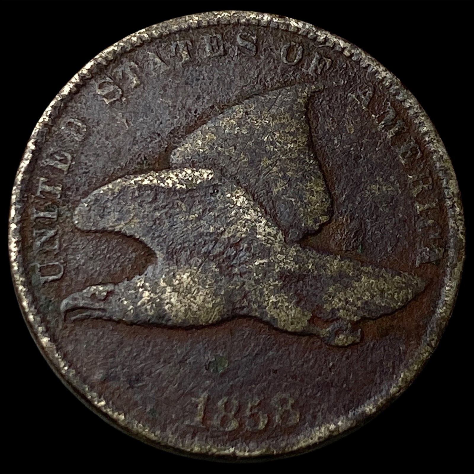 1858 Copper-Nickel Flying Eagle Cent HIGH GRADE: 1858 Copper-Nickel Flying Eagle Cent HIGH GRADE