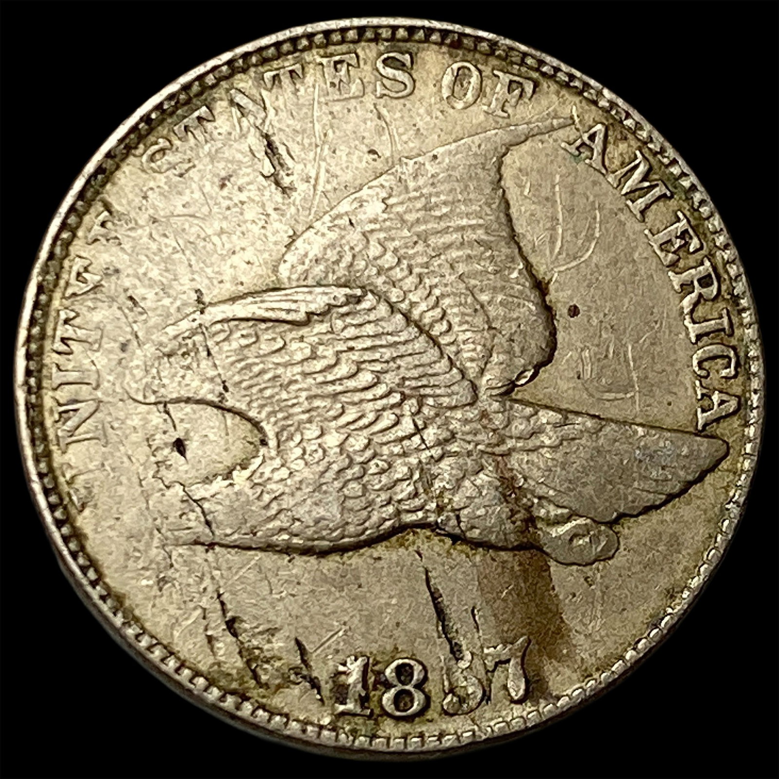 1857 Flying Eagle Cent LIGHTLY CIRCULATED (1 of 2)