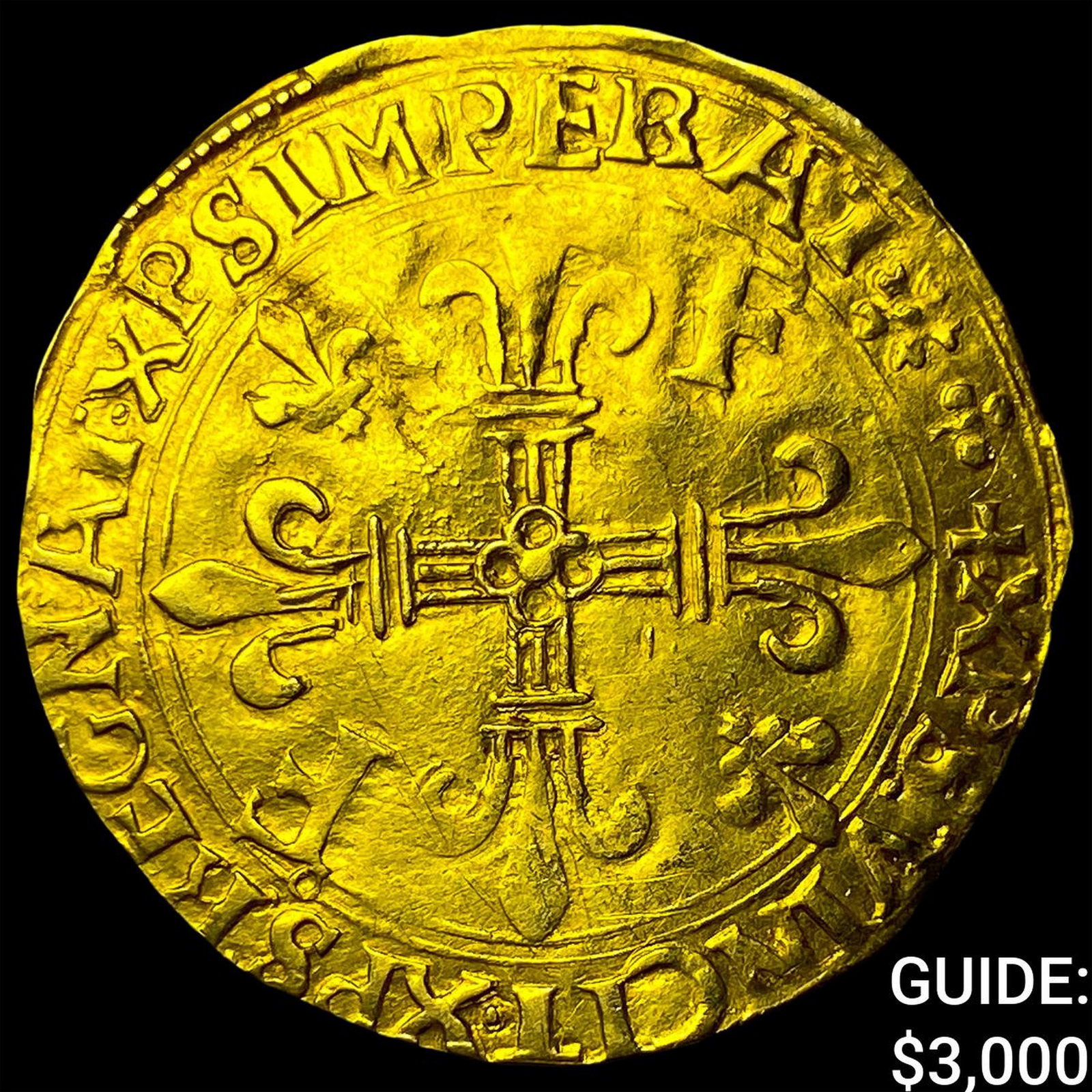 1515-1519 France Gold Ecu d'Or: 1515-1519 France Gold Ecu d'Or