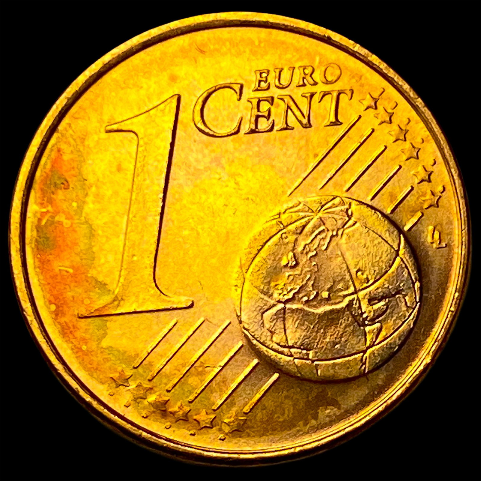 2002 Greek Copper 1 Eruo Cent (1 of 2)