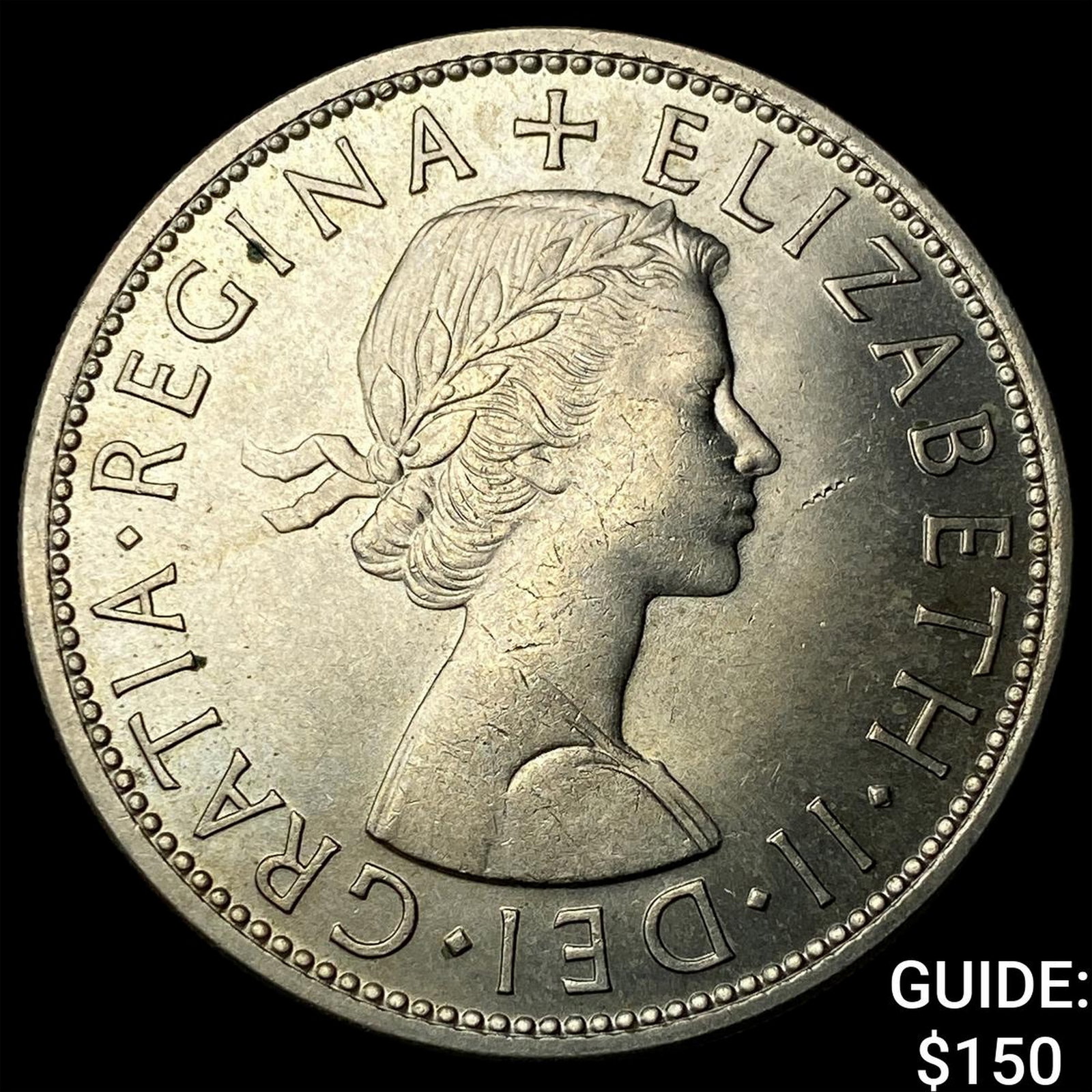 1956 Great Britain Silver 1/2 Crown (1 of 2)