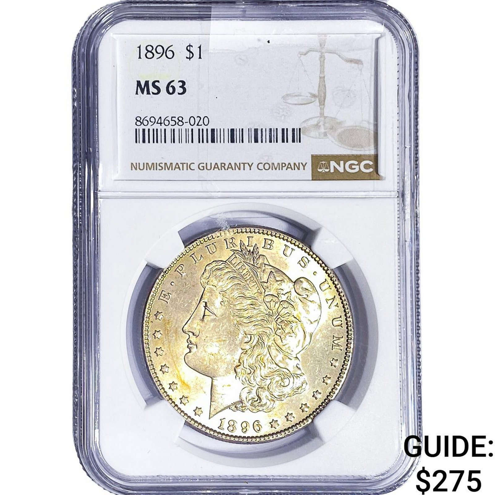 1896 Morgan Silver Dollar NGC MS63 (1 of 2)